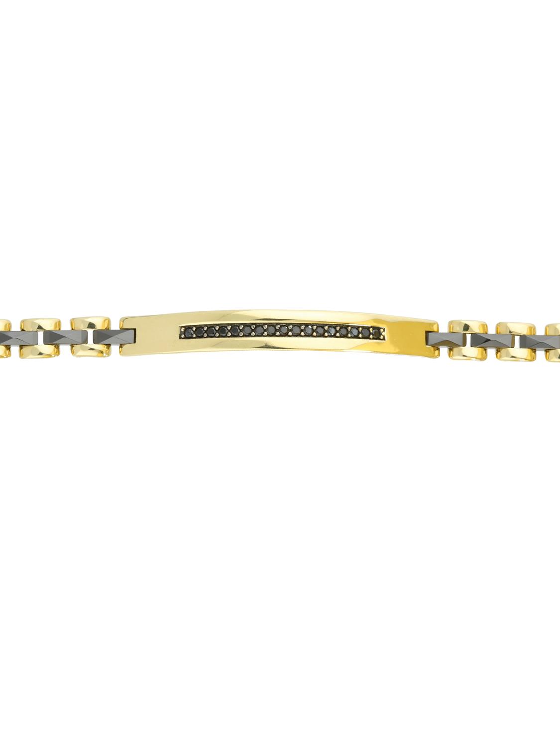 Madrid - Onyx Armband Gold