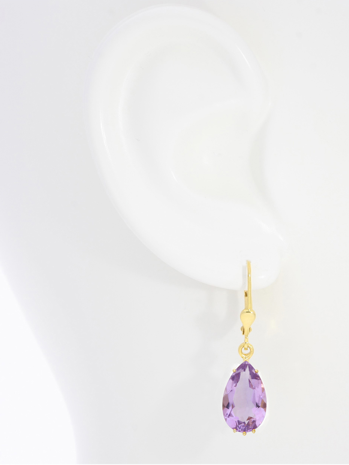 Damen kaufen für Amethyst | 585 Ajanta Edelstein-Ohrringe lila Gold