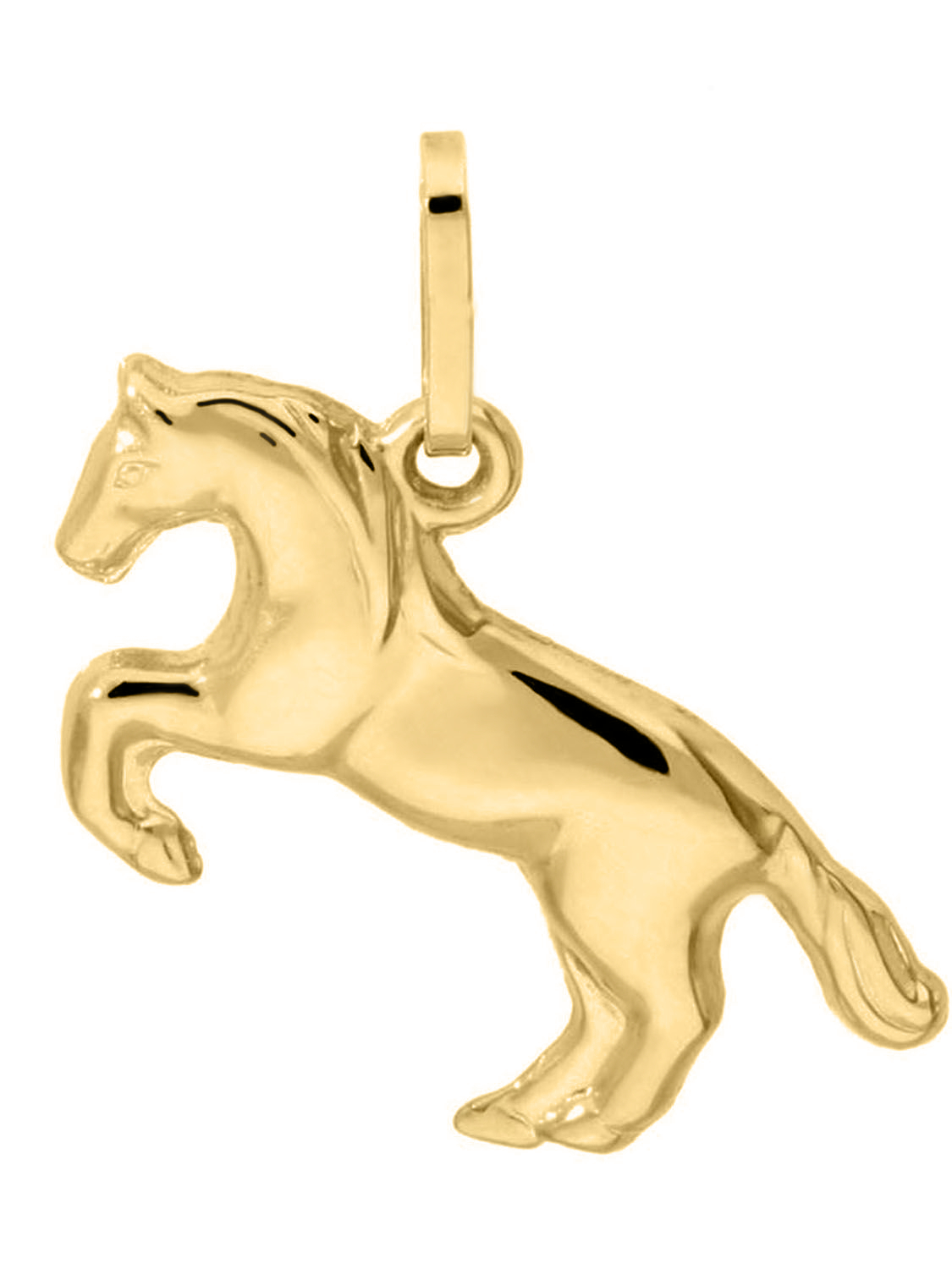 Cavalier - Pferd Motivanhänger Gold - Glanz