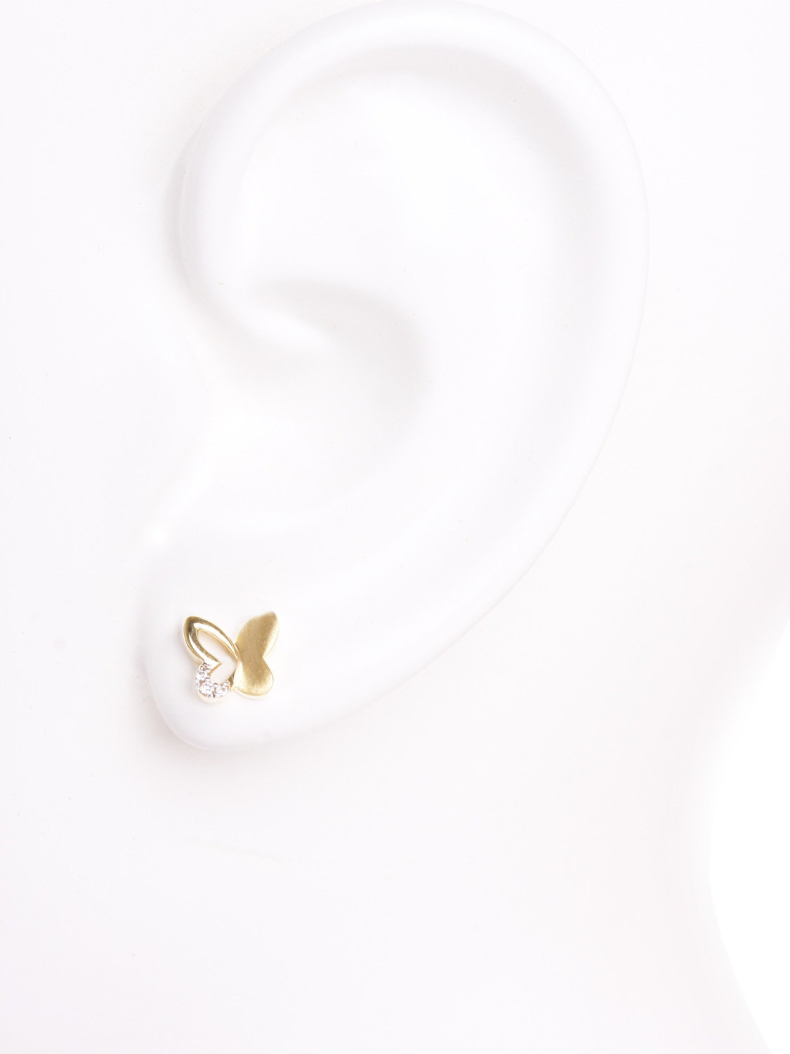 Ohrringe Kinder Gelbgold Sweet Zirkonia Gold – Butterfly