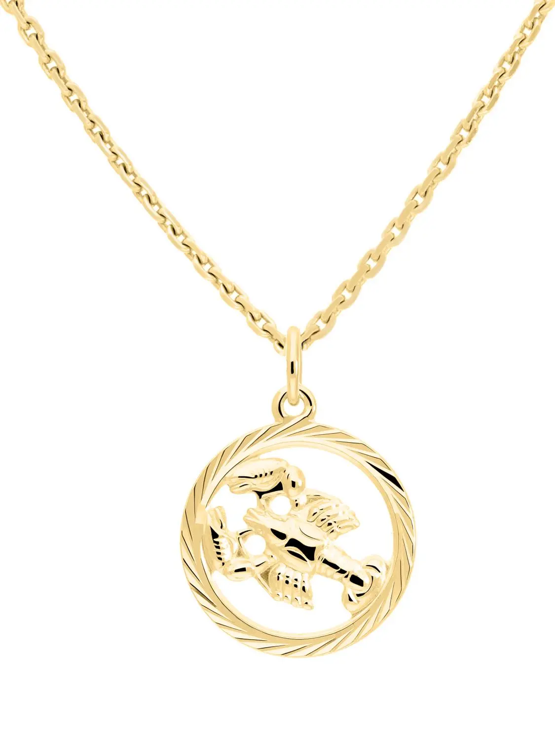 Gavno - KREBS Sternzeichen Anhänger Gold 333 (8 Karat)