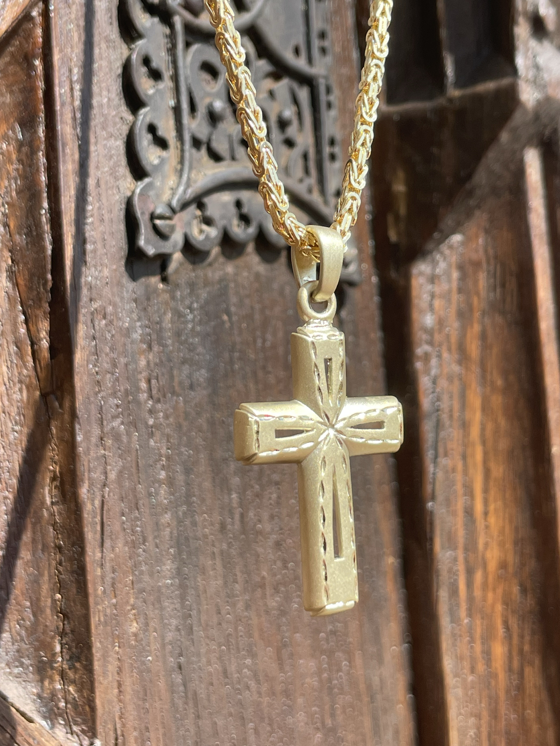 Anant - Herren Kreuzanhänger Gold 585