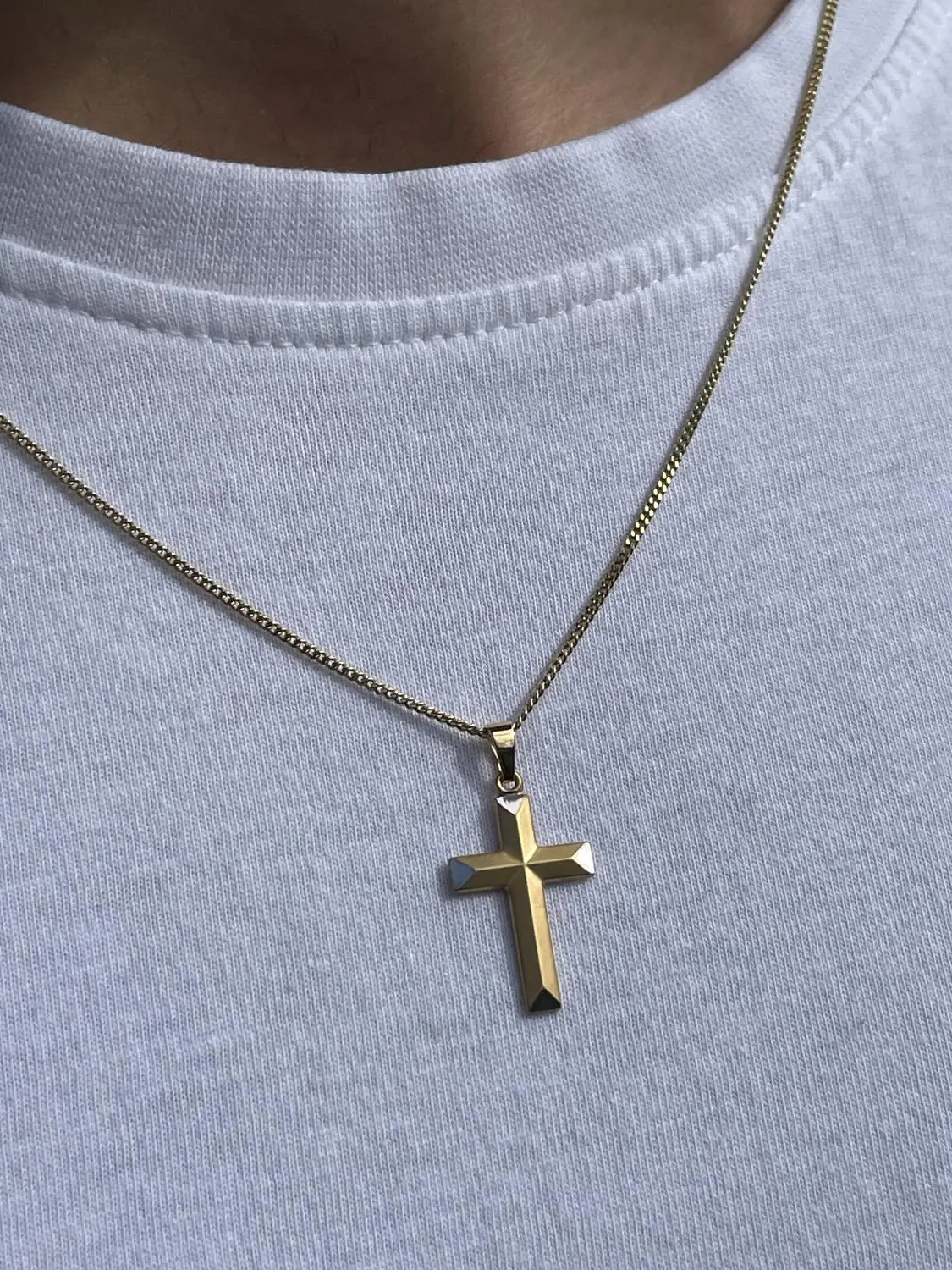 Nizza | Anhänger aus echtem Gelbgold | Ansicht 2