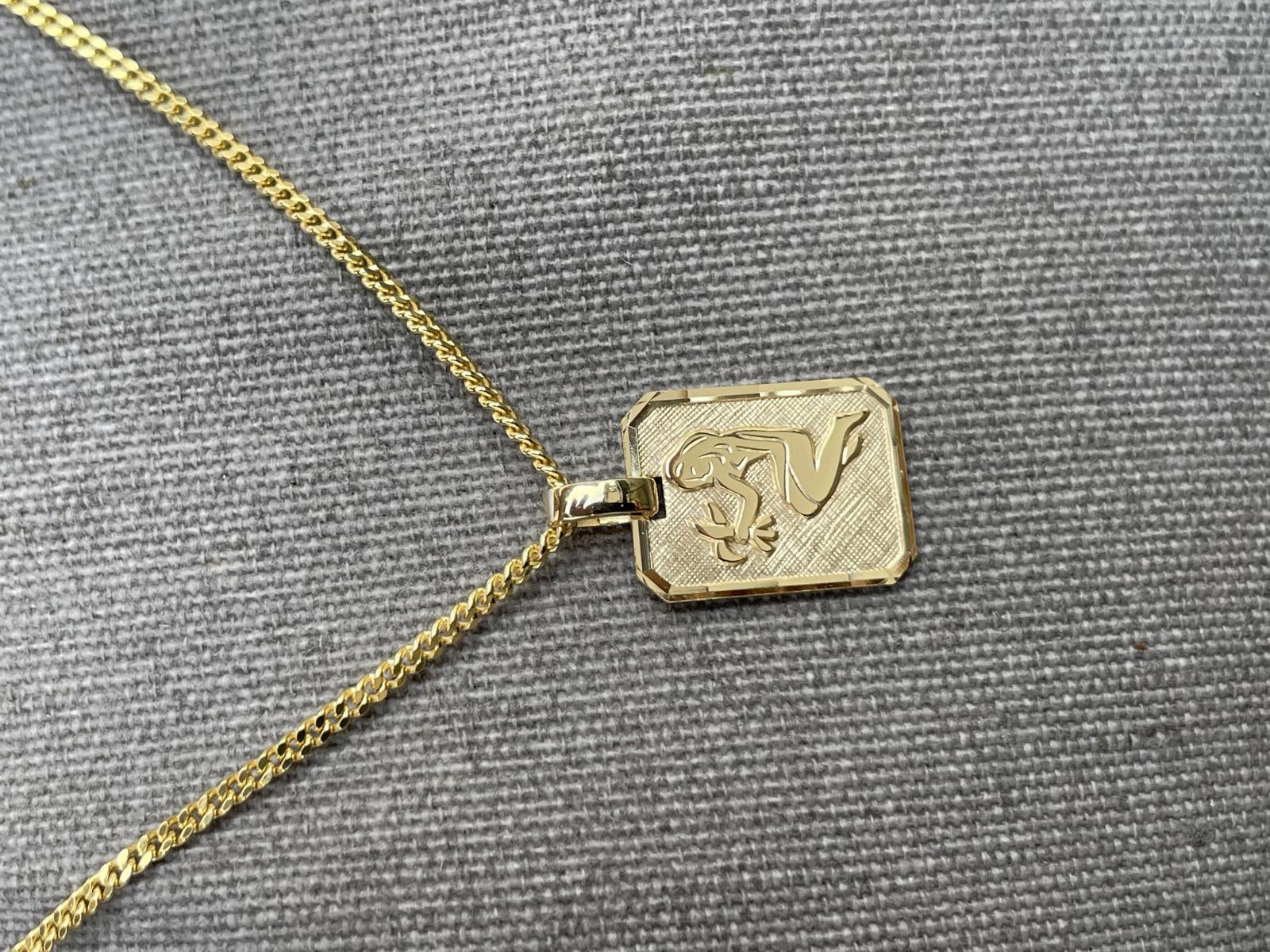 Gaudino - Damen & Herren JUNGFRAU Sternzeichen Anhänger Gold 333