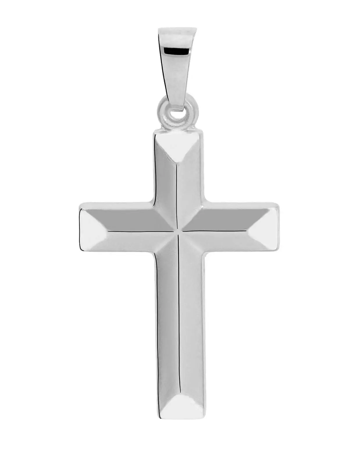 Nizza | Anhänger aus echtem Weißgold oder Sterlingsilber | Ansicht 1