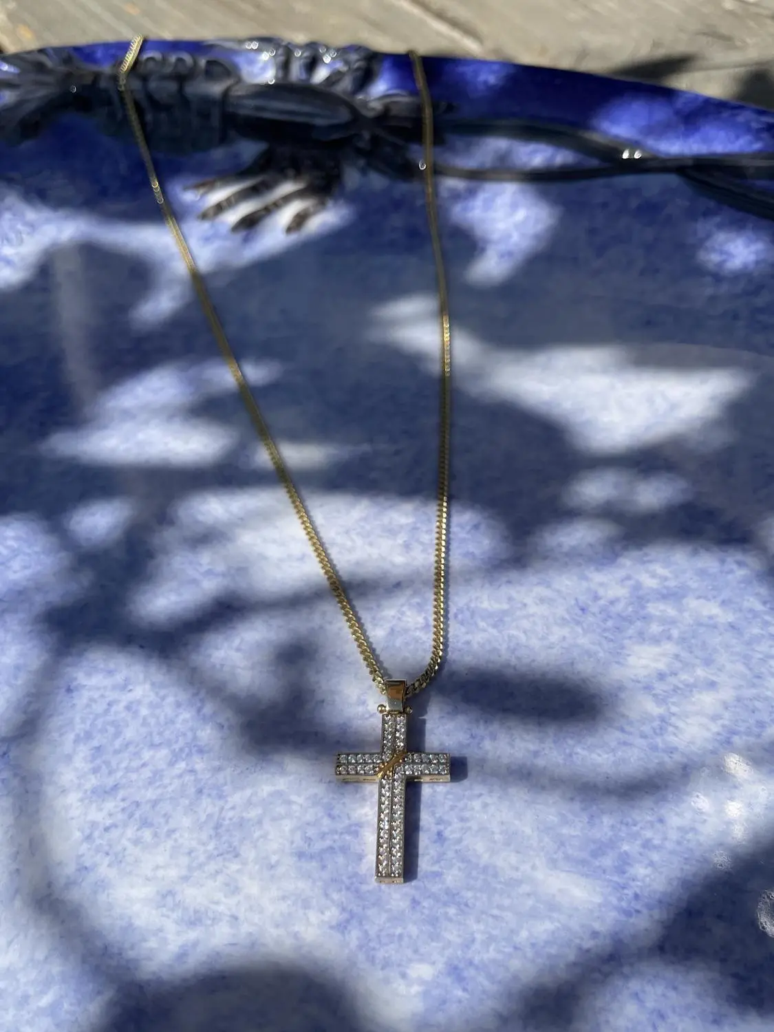 Ateca | Anhänger aus echtem Gelbgold mit Zirkonia | Ansicht 2