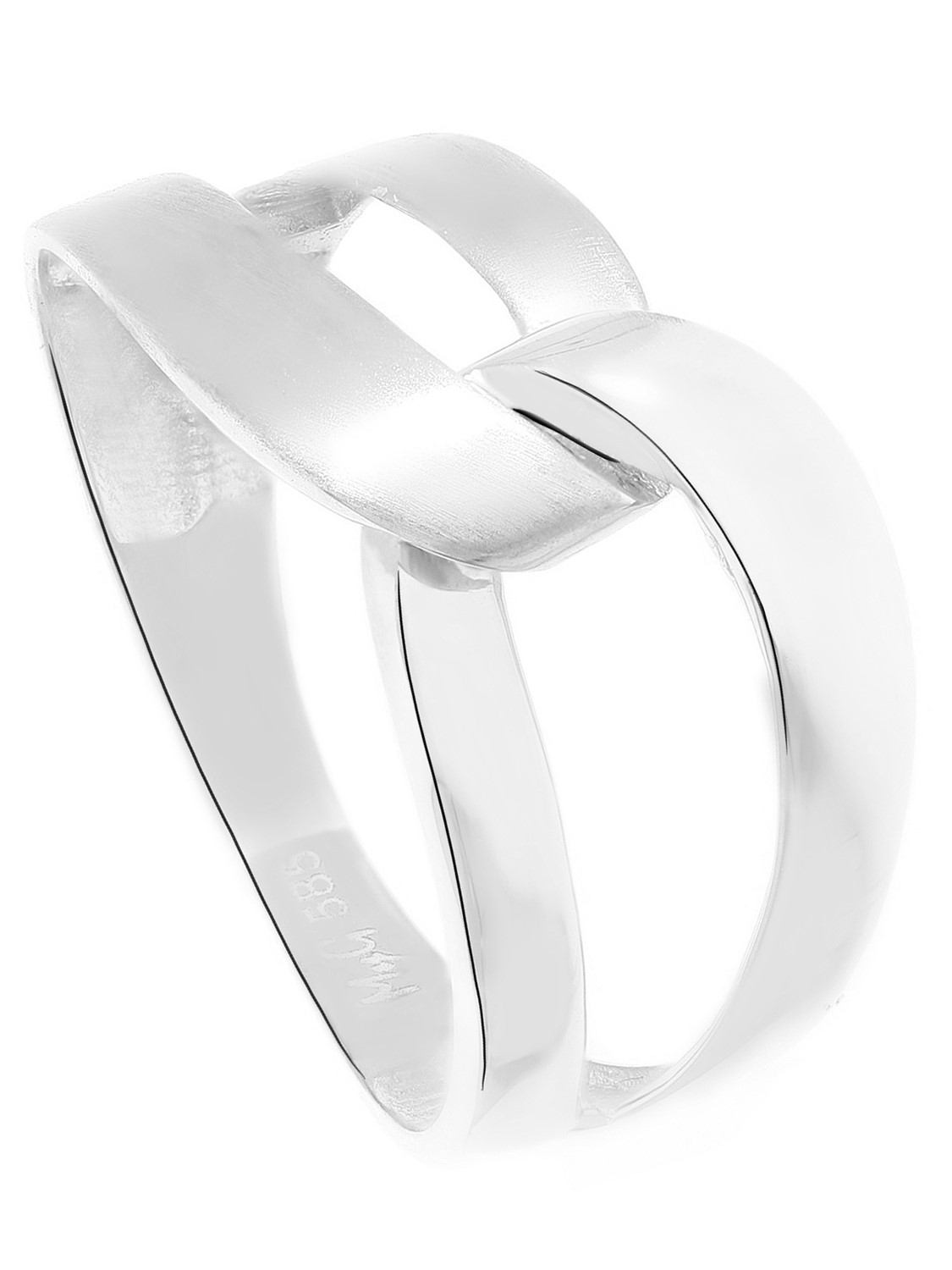 Illos - Ring ohne Stein 925 Silber - Größe 56