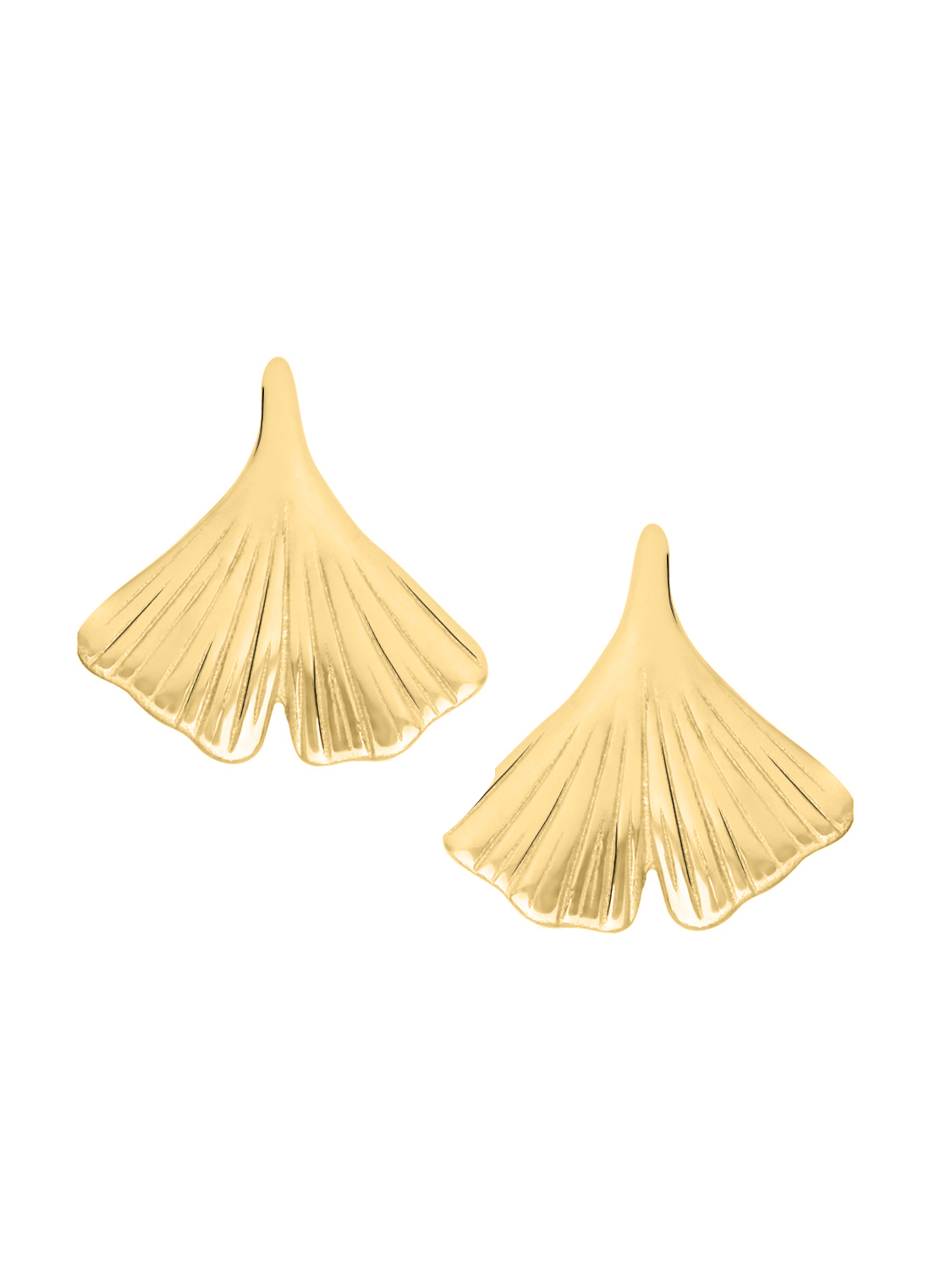 Ginko - Ginkgo Ohrstecker 585 Gold