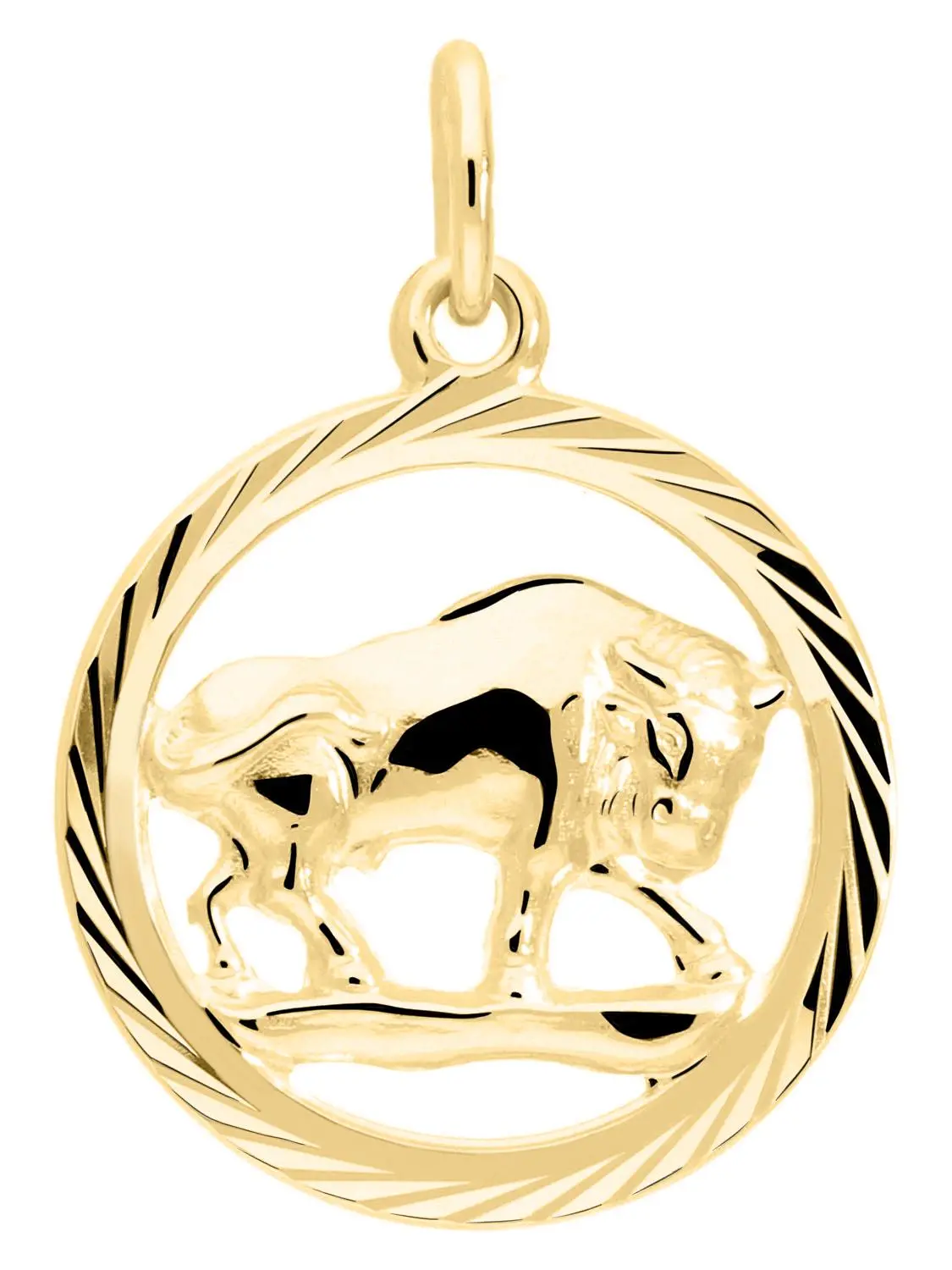 Gavno - STIER Sternzeichen Anhänger Gold 333 (8 Karat)