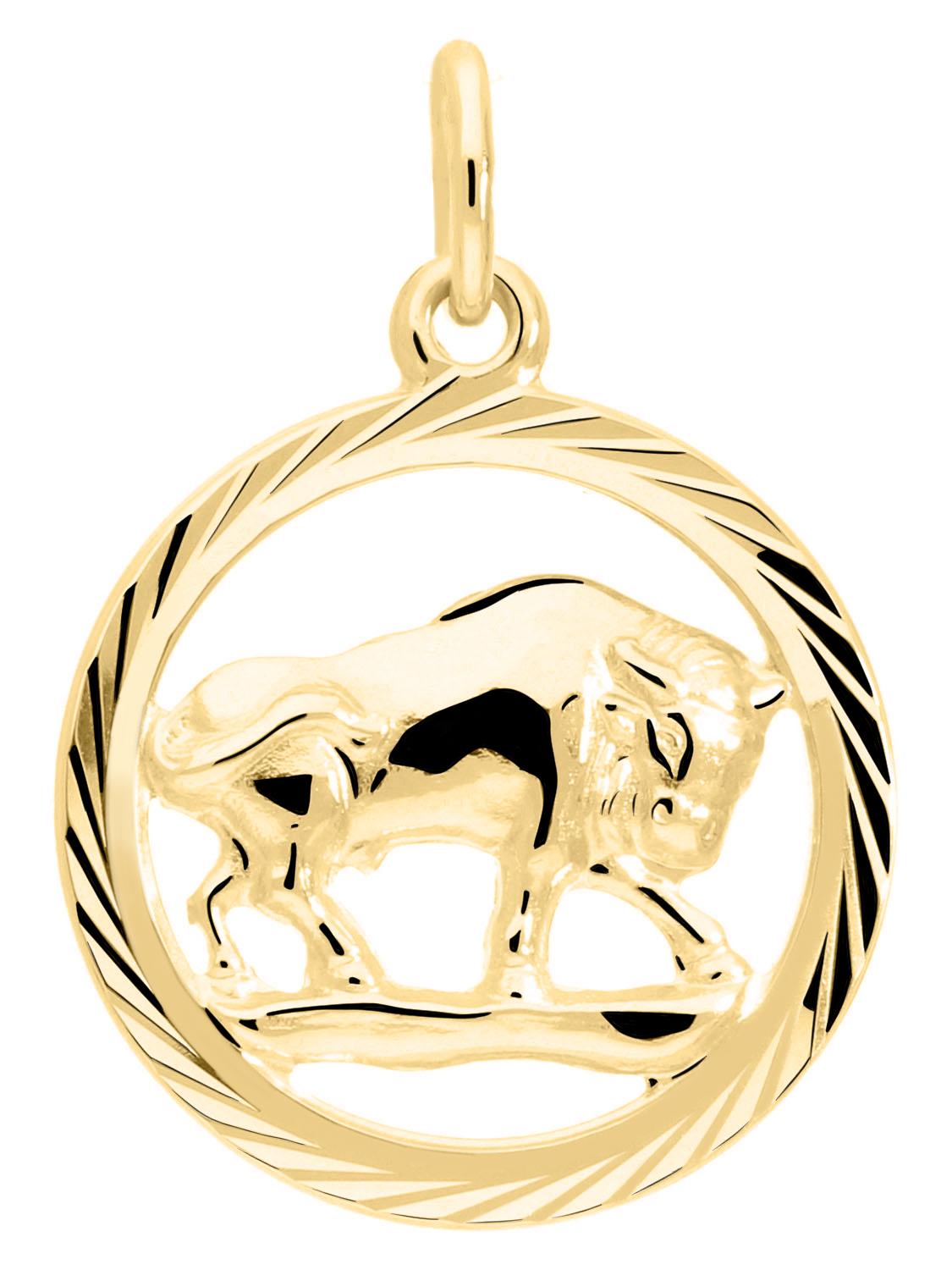 Gavno - STIER Sternzeichen Anhänger Gold 333 (8 Karat)