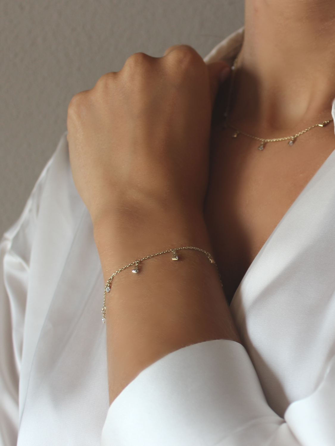 Gala - Damen Armband Gold mit Zirkonia