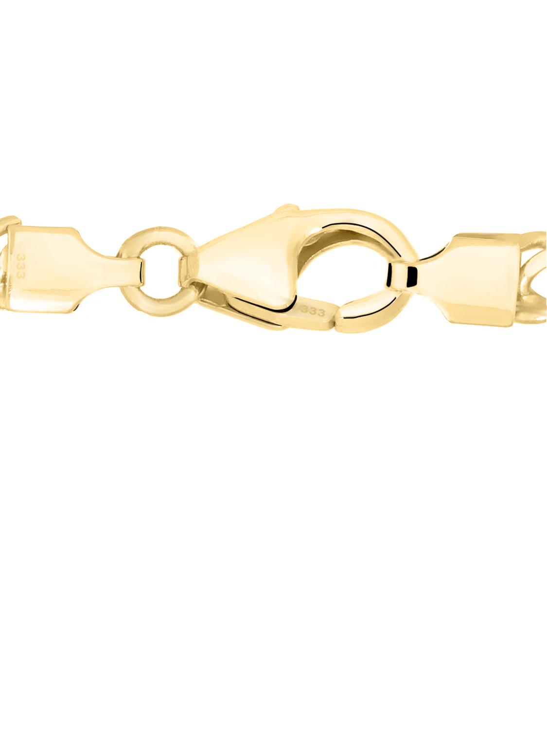 Halskette Damen & Herren Gold 333 Panzerkette 3.9mm - 42cm | Quin40