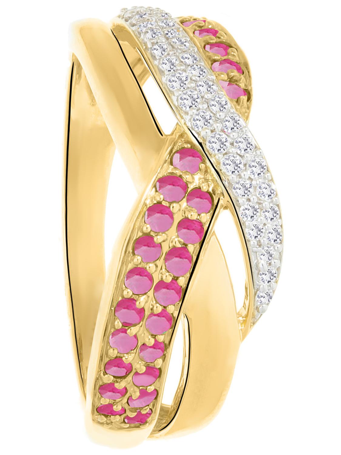 Jacotte | Ring aus echtem Gelbgold - Rubin | Ansicht 5