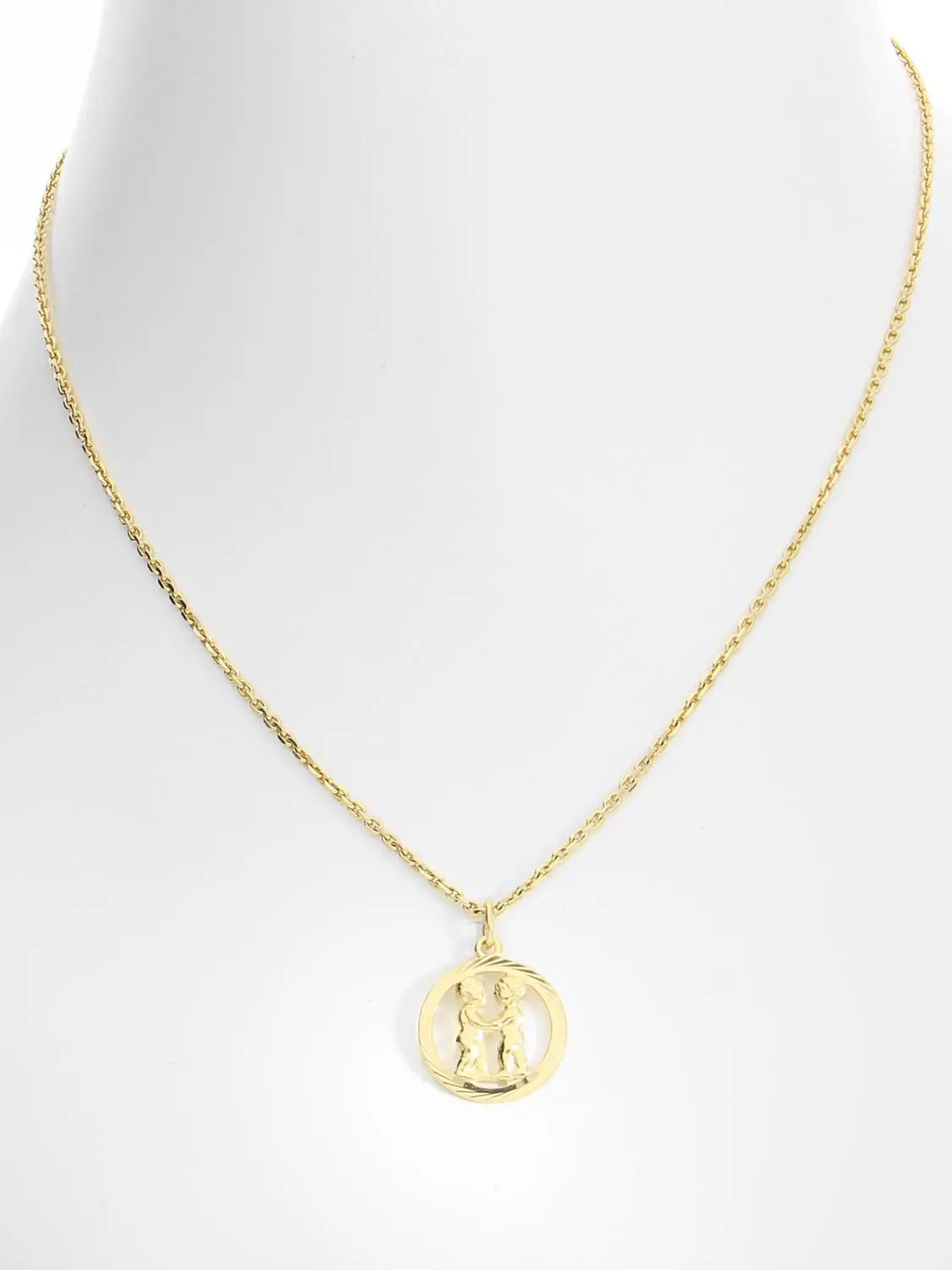 Gavno - ZWILLINGE Sternzeichen Anhänger Gold 333 (8 Karat)