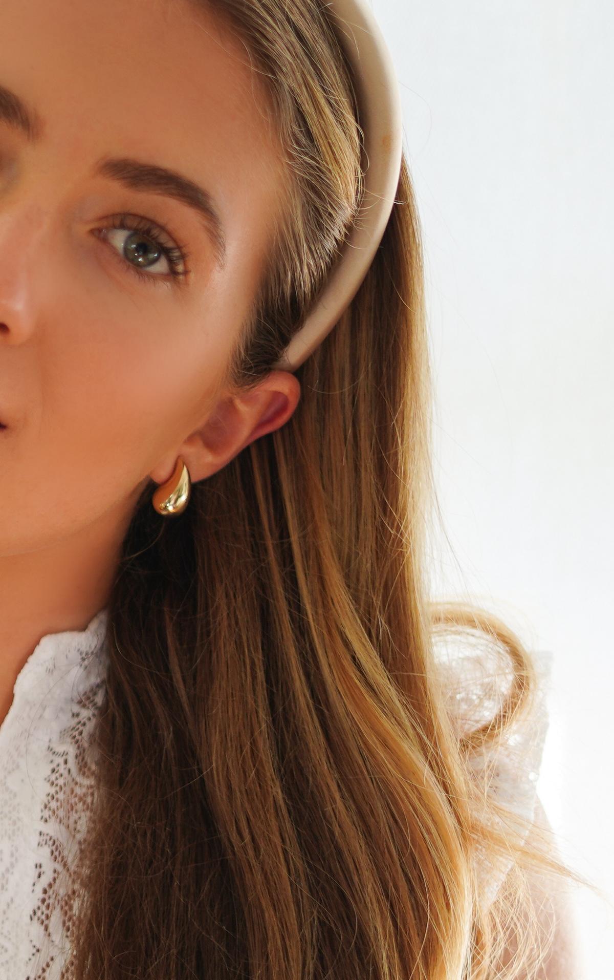 Ohrstecker Damen Silber Vergoldet ohne Stein | Wilshere Ohrstecker Damen Silber Vergoldet ohne Stein | Wilshere