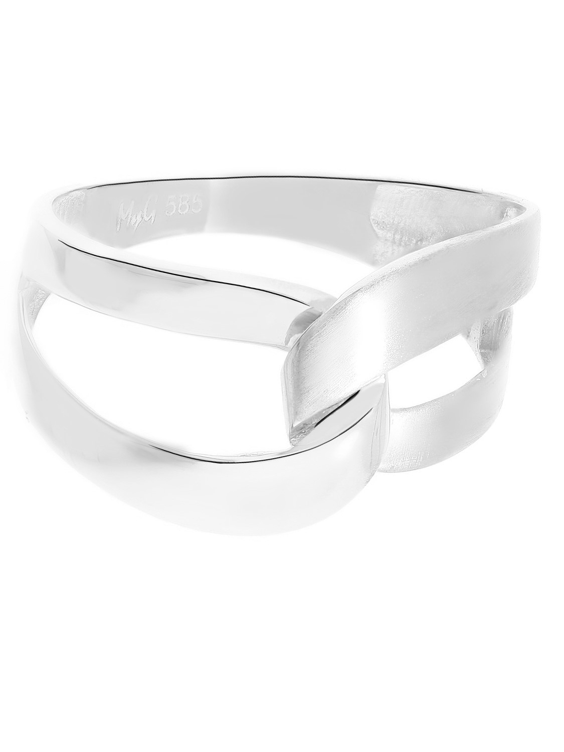 Illos - Ring ohne Stein 925 Silber - Größe 52