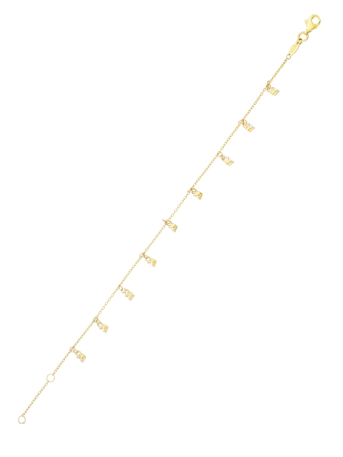 Gala - Damen Armband Gold mit Zirkonia
