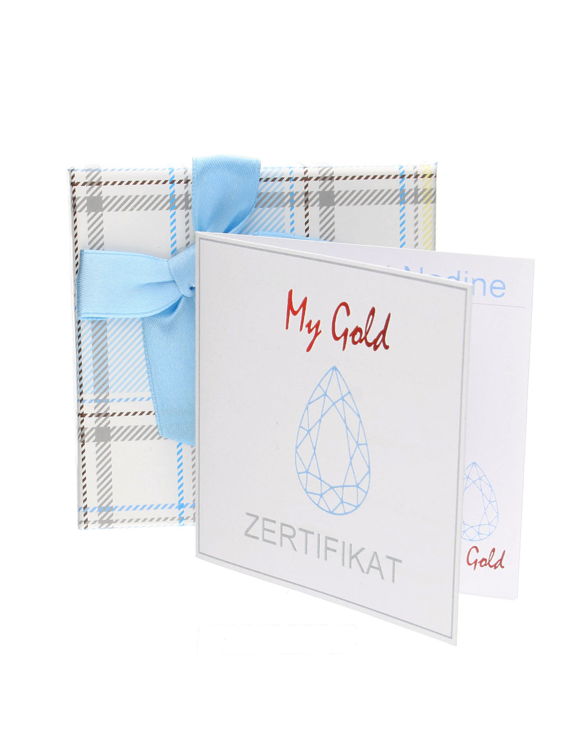 Nadine - Zirkonia Schmuckset 925 Sterlingsilber - Hellblau