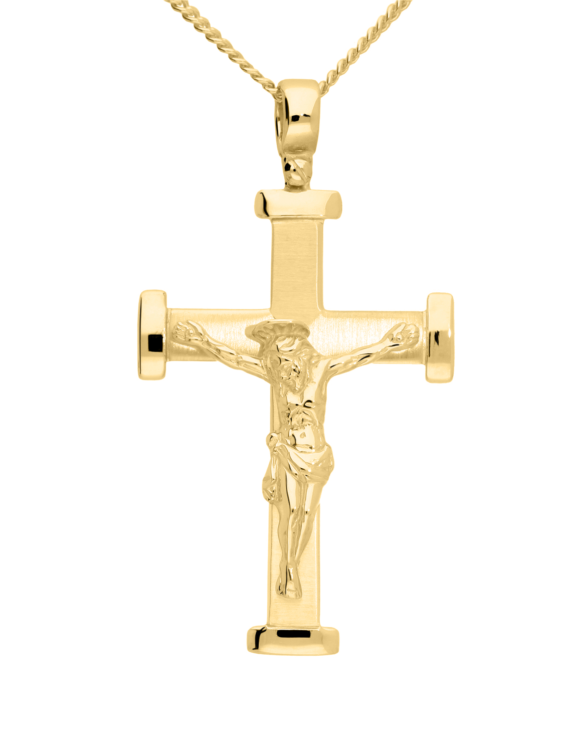 Oirase - Jesus Kreuzanhänger 585 Gold