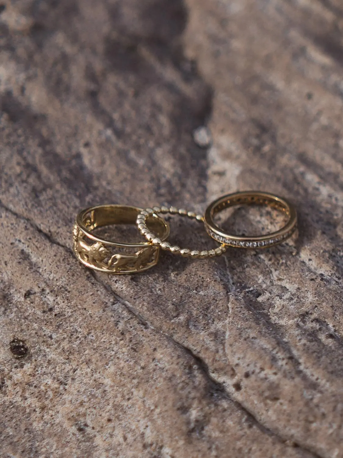 Cora | Ring aus echtem Gelbgold | Ansicht 5