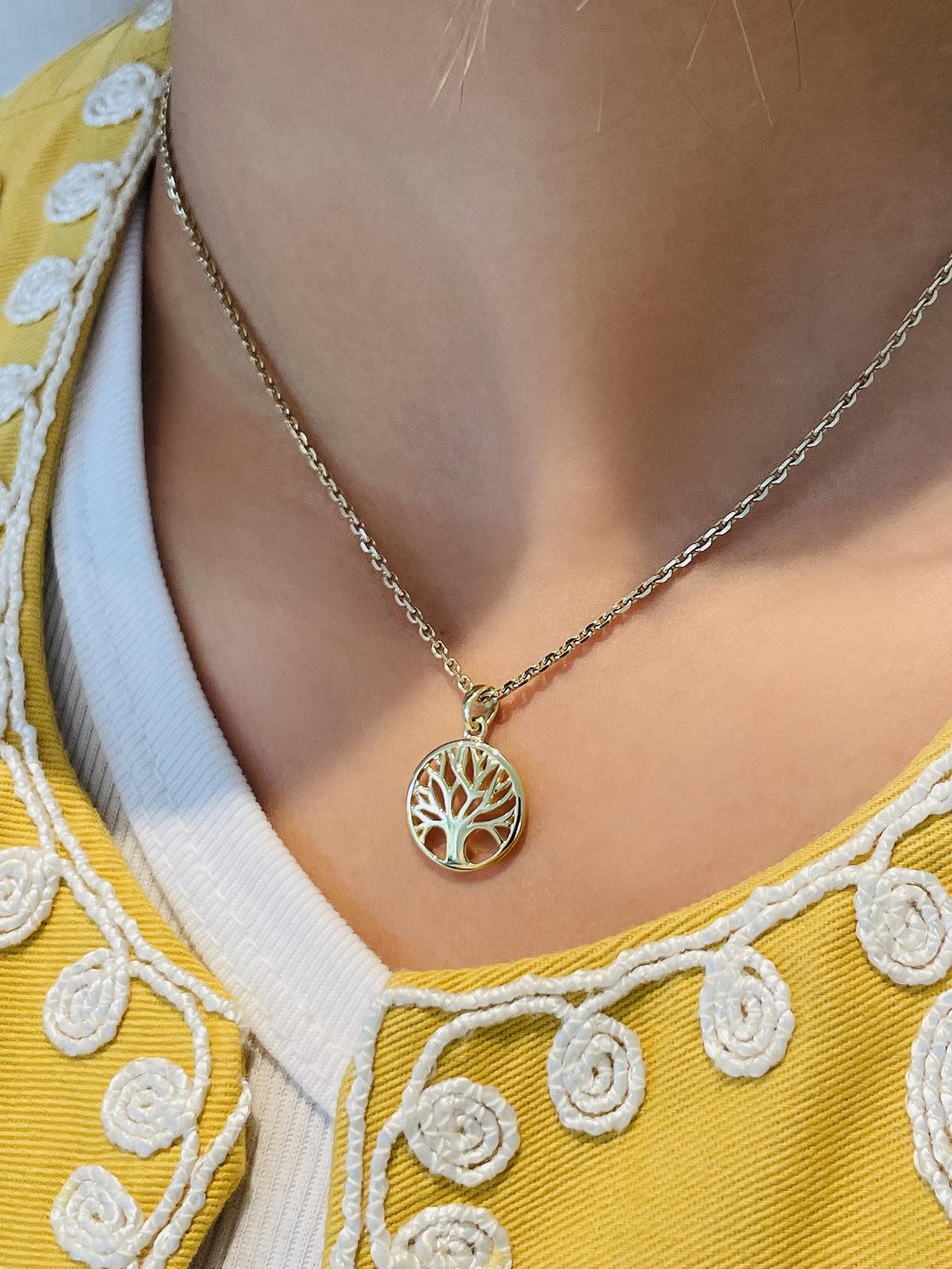 Botany | Anhänger aus echtem Gelbgold | Ansicht 2