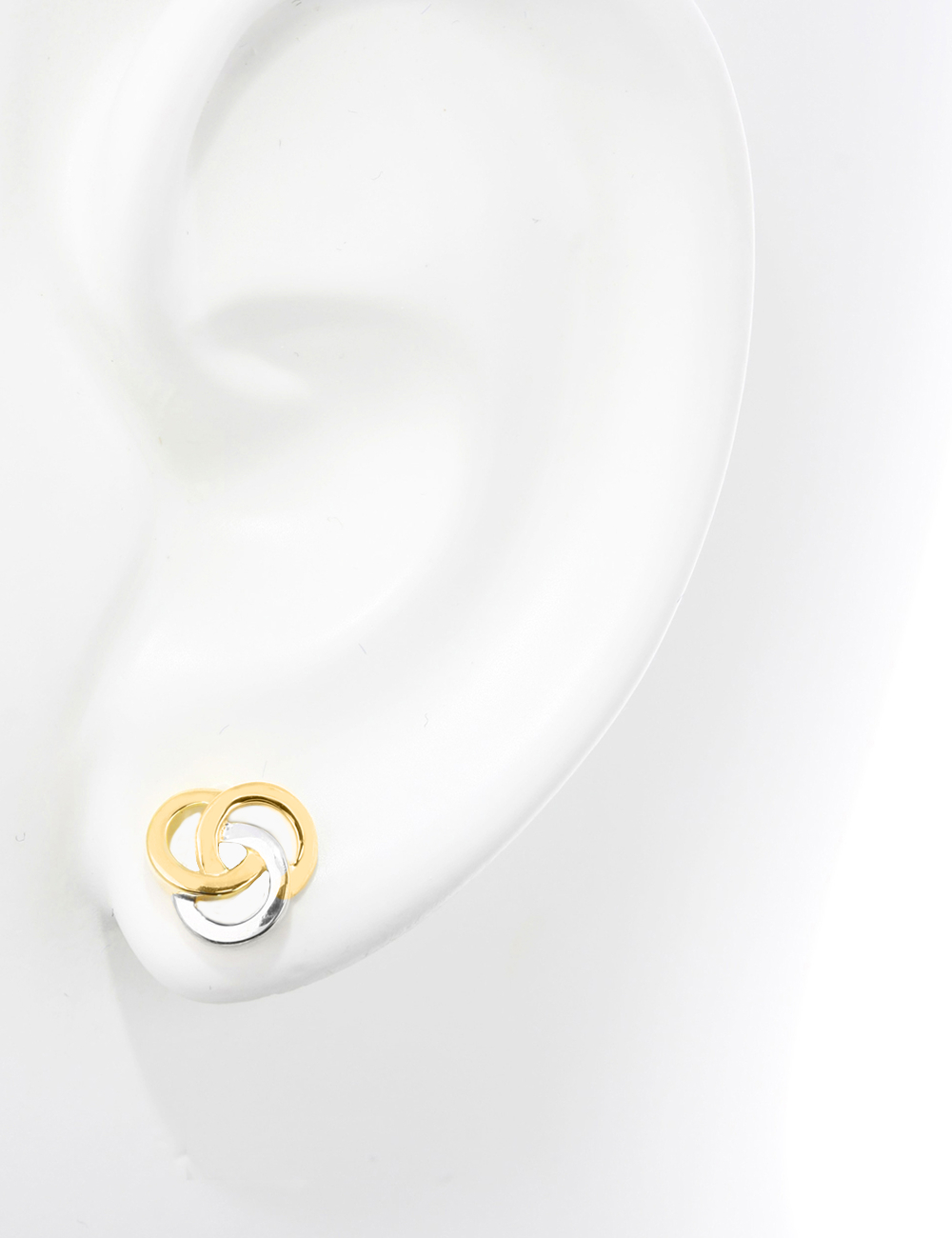 Margot - Ohrstecker 375 Gelb- & Weißgold