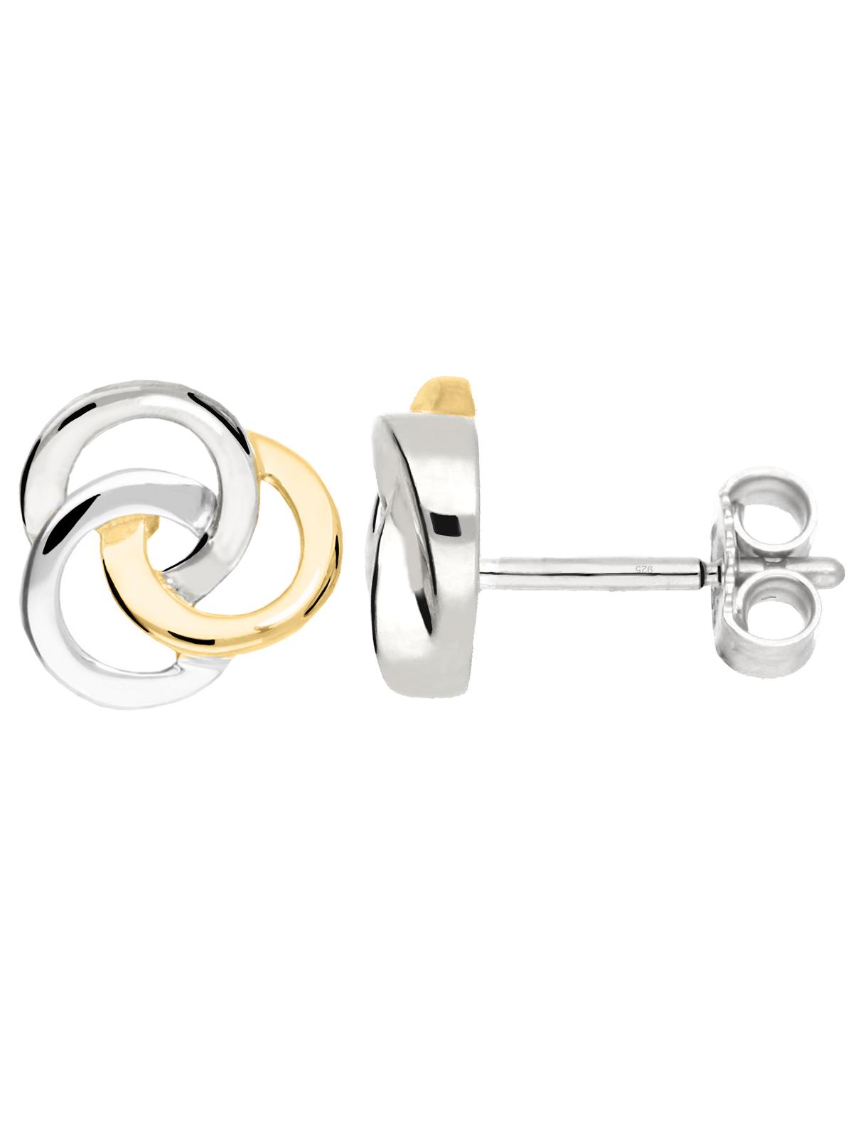 Margot | Ohrstecker aus echtem Sterlingsilber & Vergoldung | Ansicht 5