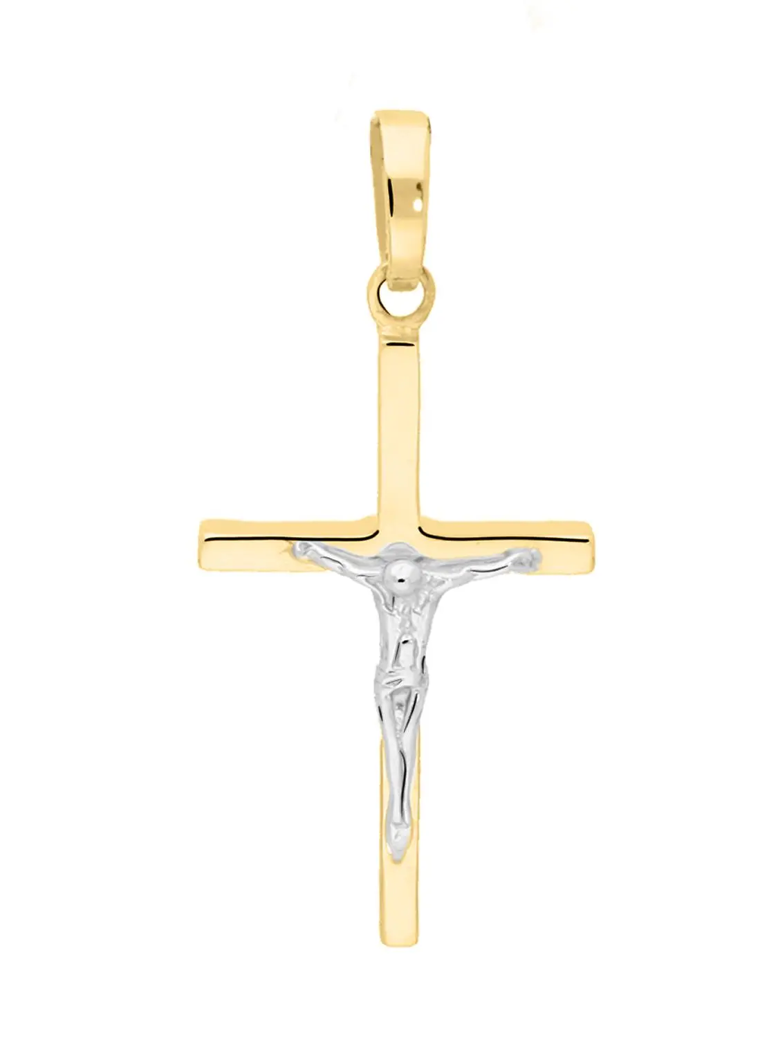 Anhänger für Damen und Herren aus echtem Gelbgold & Weißgold - Tara | Produktansicht