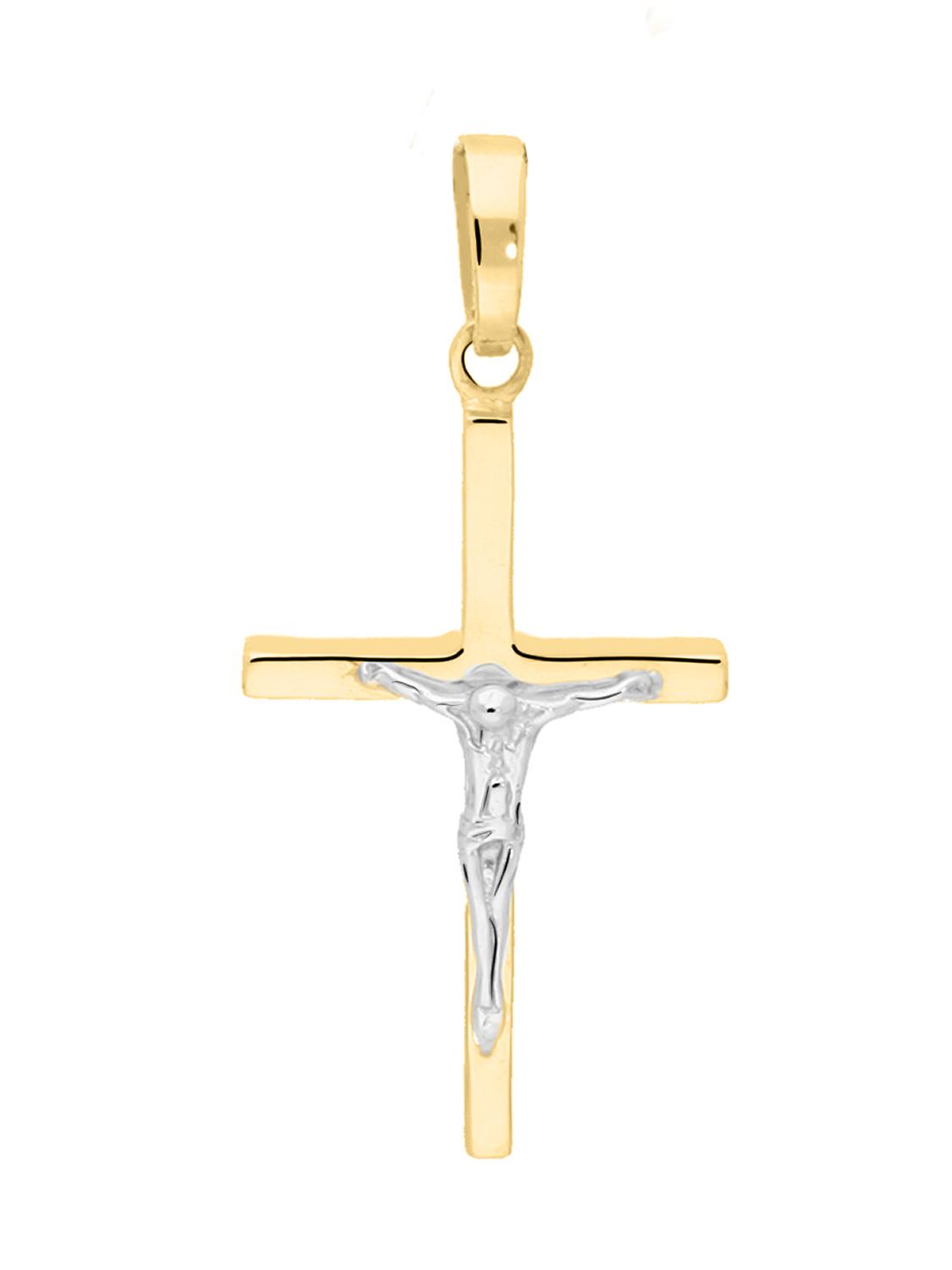 Anhänger für Damen und Herren aus echtem Gelbgold & Weißgold - Tara | Produktansicht