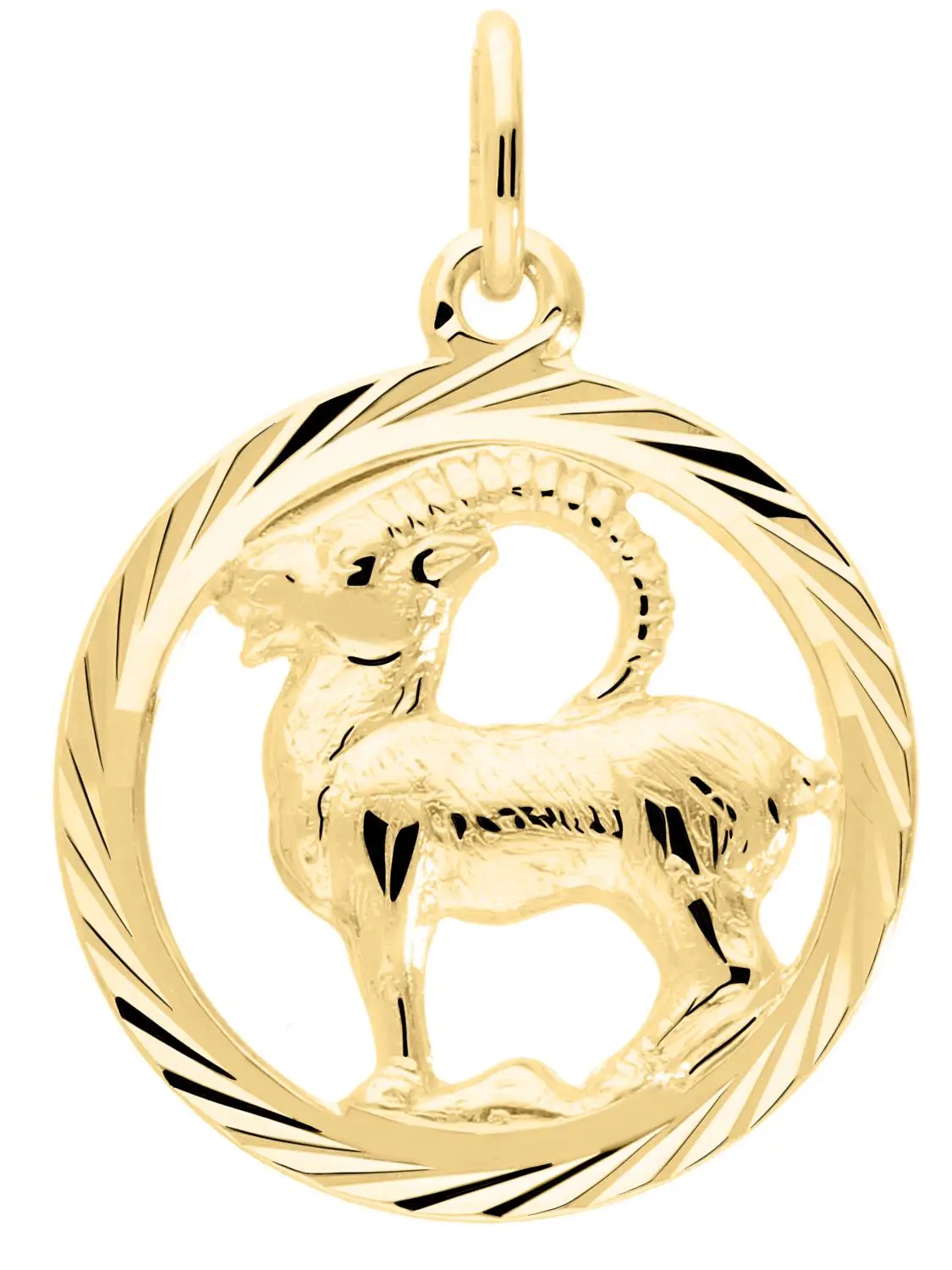 Gavno - STEINBOCK Sternzeichen Anhänger Gold 333 (8 Karat)