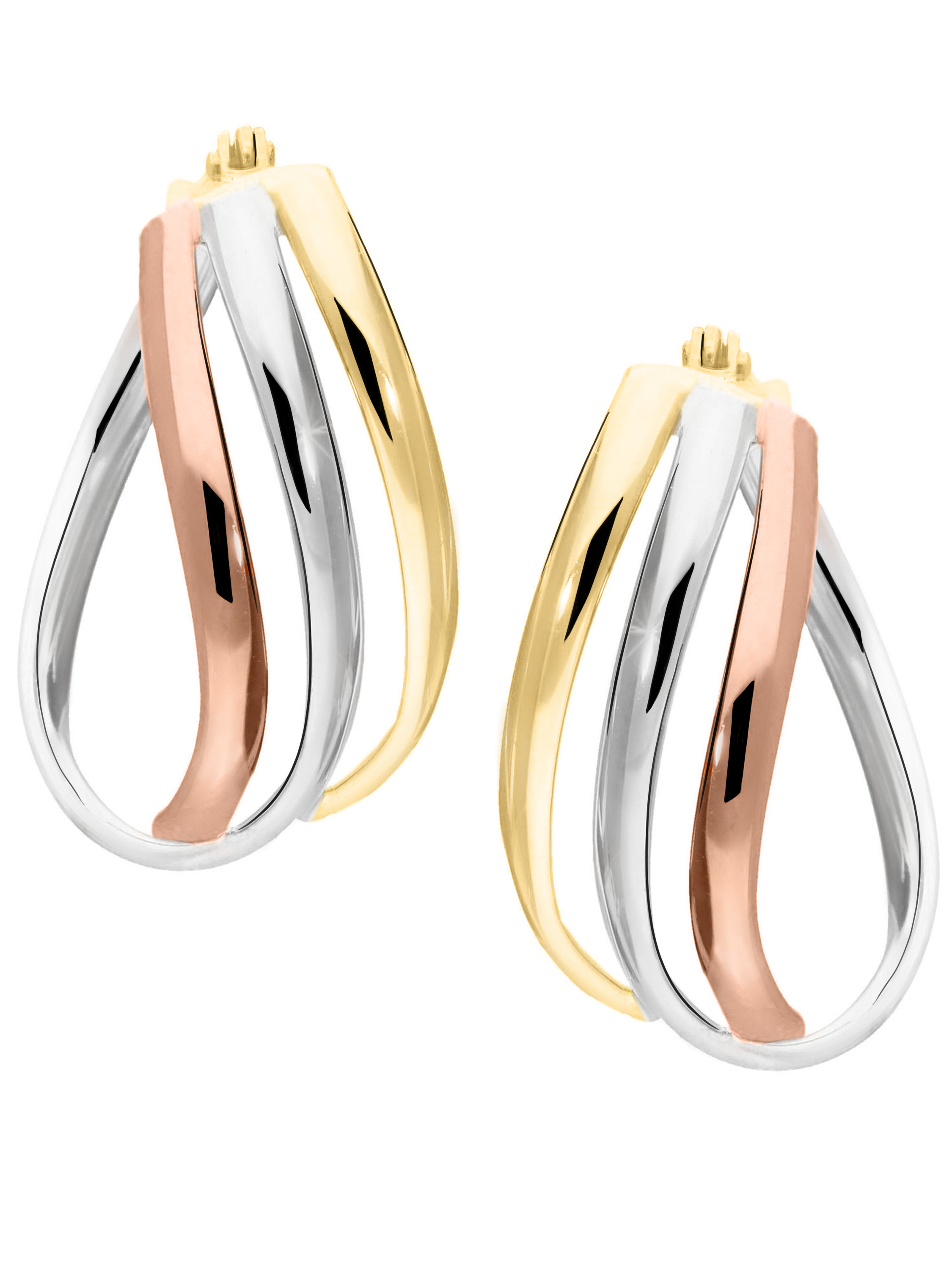Jessica - Creolen 333 Gold - Tricolor