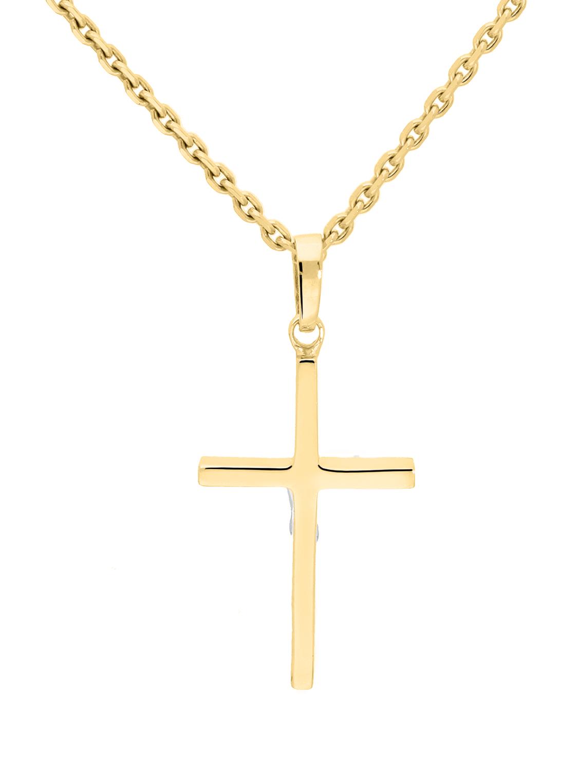 Anhänger für Damen und Herren aus echtem Gelbgold & Weißgold - Tara | Rückansicht