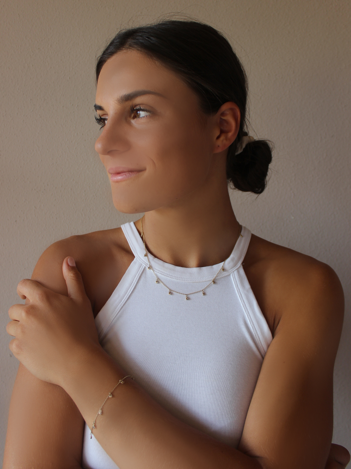 Gala - Damen Armband Gold mit Zirkonia