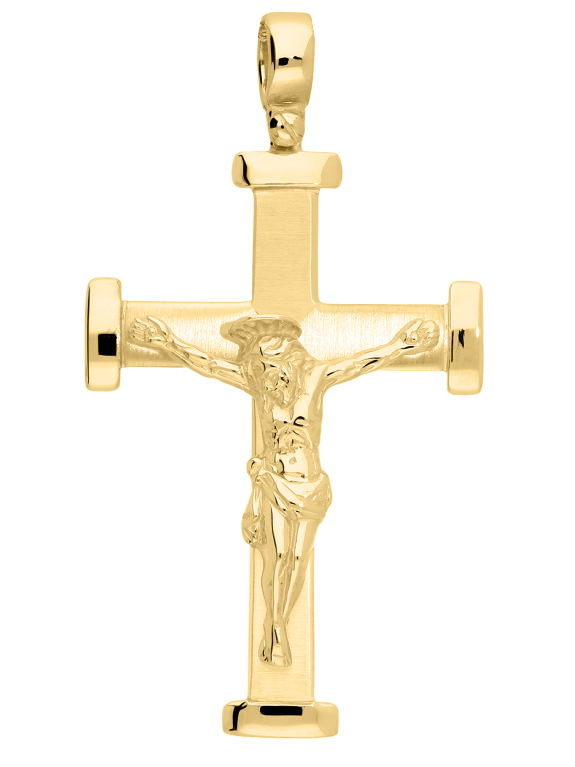 Oirase - Jesus Kreuzanhänger 585 Gold