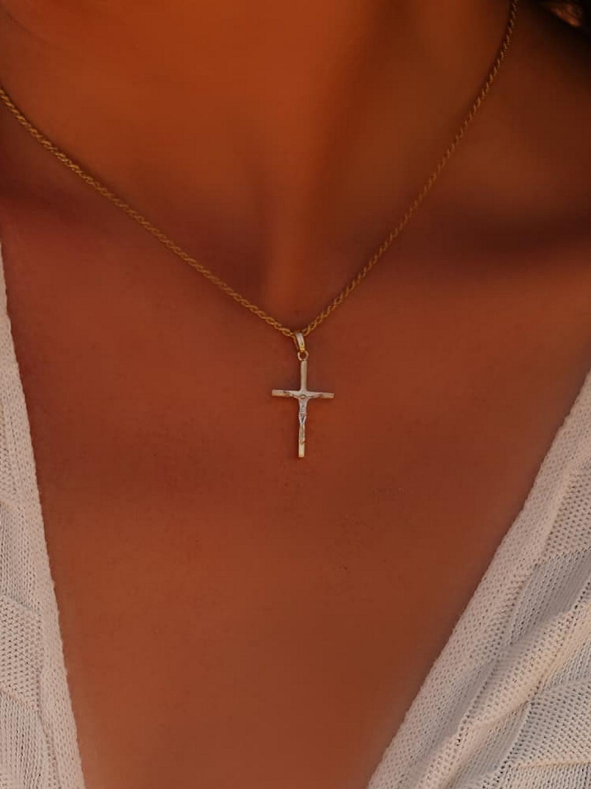 Tara - Jesus Kreuzanhänger 585 Gold