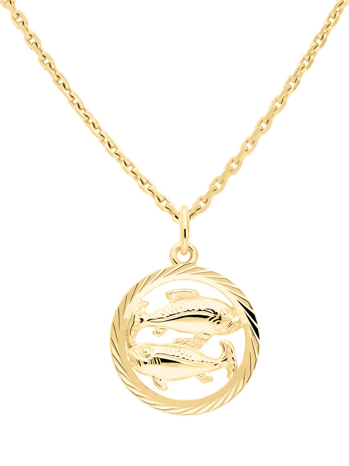 Gavno - FISCHE Sternzeichen Anhänger Gold 333 (8 Karat) Gavno - FISCHE Sternzeichen Anhänger Gold 333 (8 Karat)