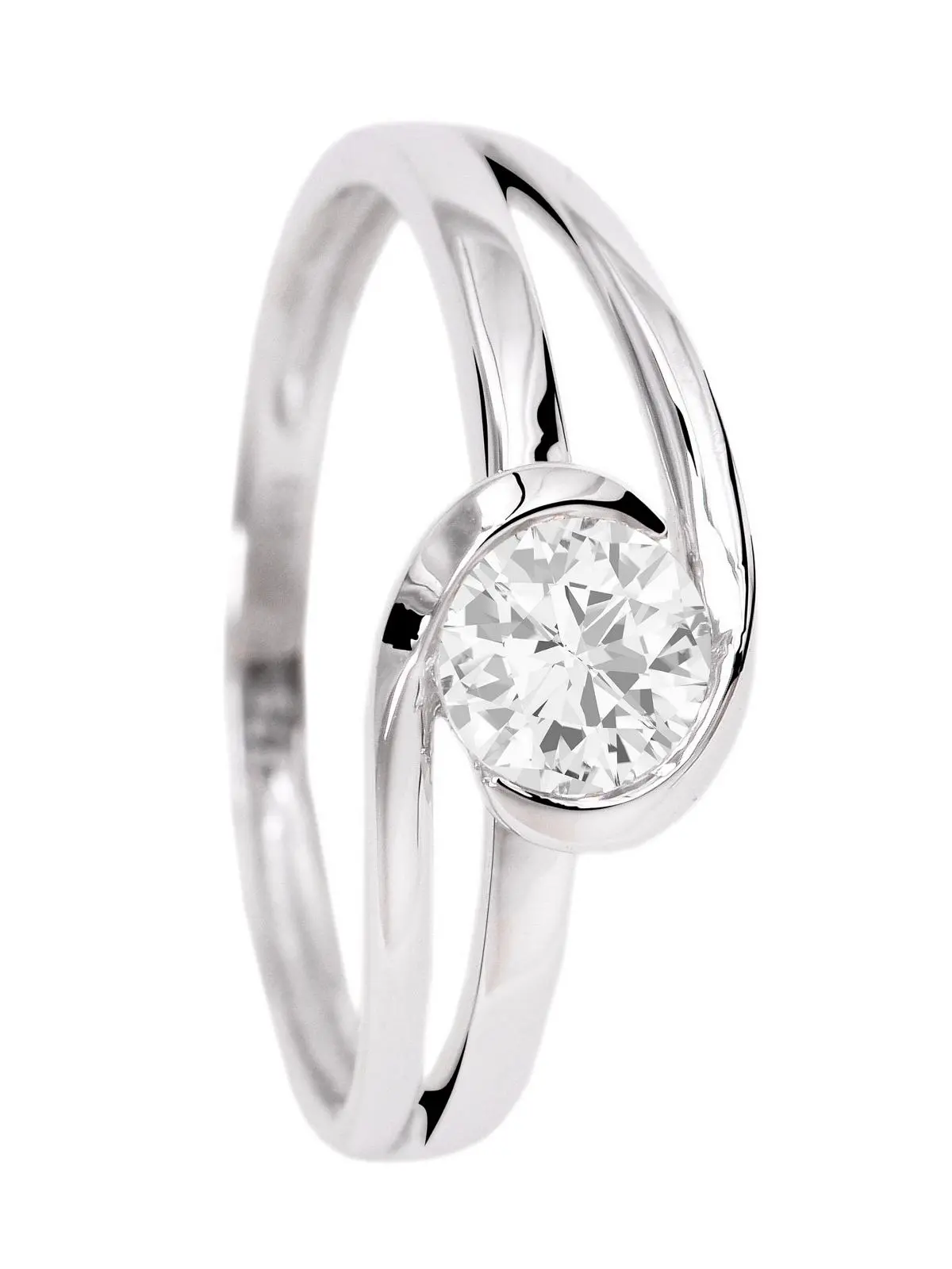 Lauren Amy | Ring aus echtem Weißgold | Ansicht 3