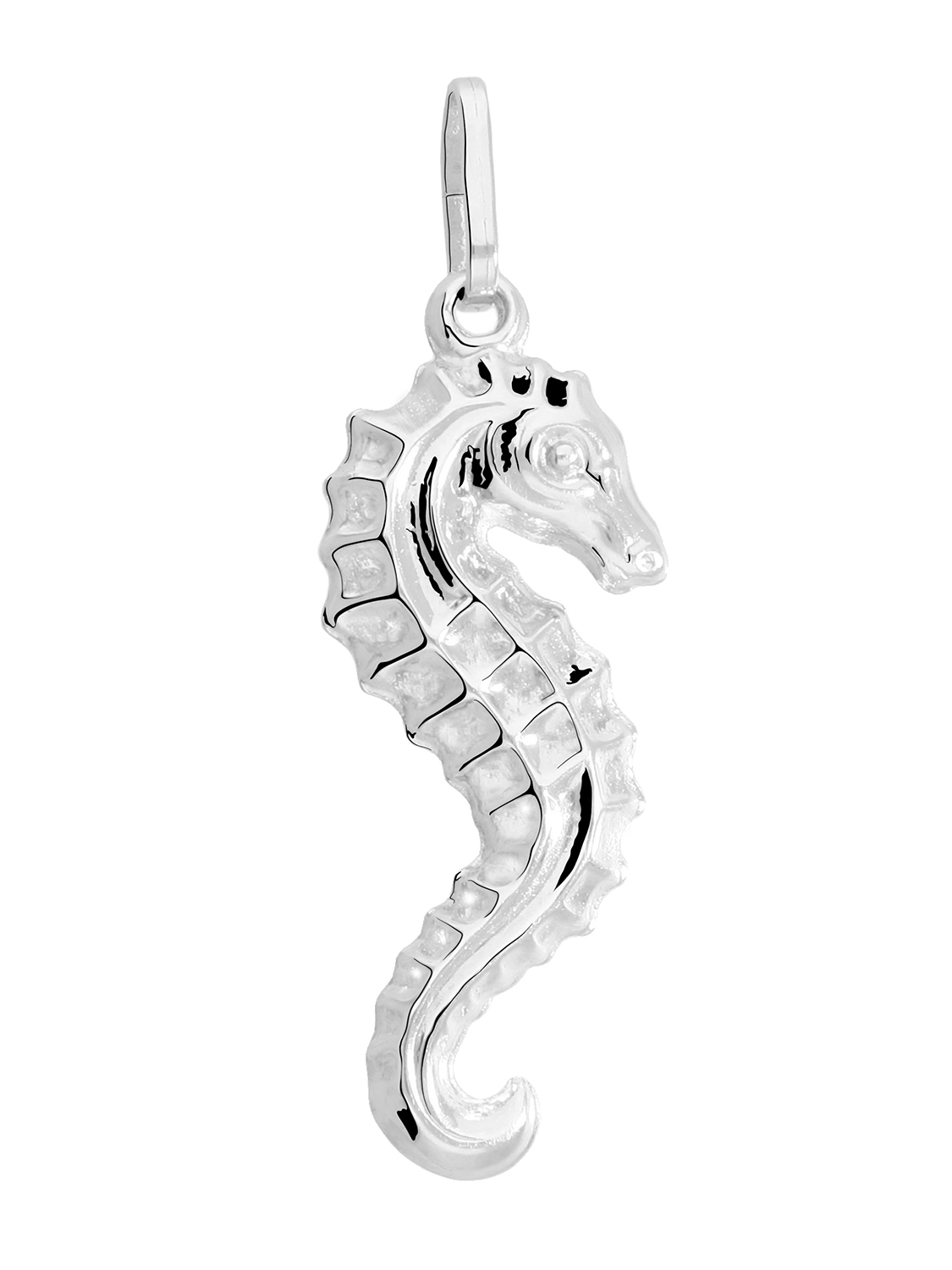 Water Pony - Damen & Mädchen Seepferdchen Kettenanhänger Silber 925 Water Pony - Damen & Mädchen Seepferdchen Kettenanhänger Silber 925