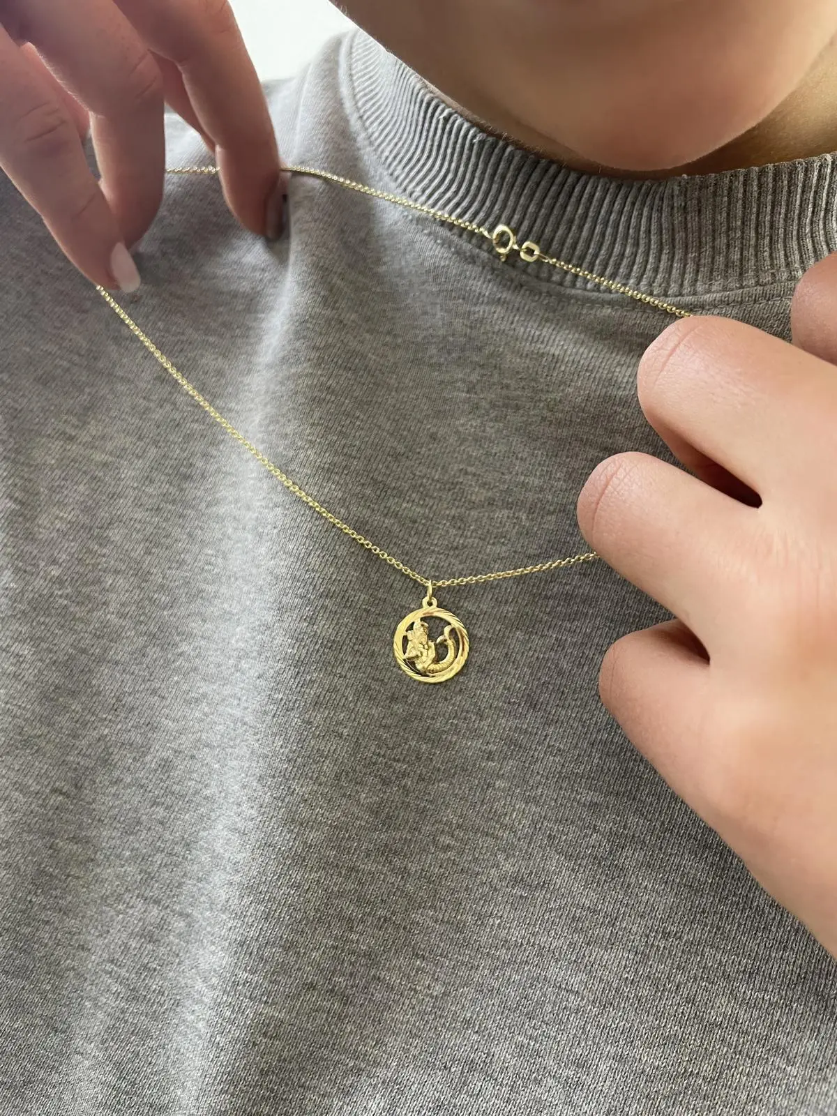 Gavno - WASSERMANN Sternzeichen Anhänger Gold 333 (8 Karat)