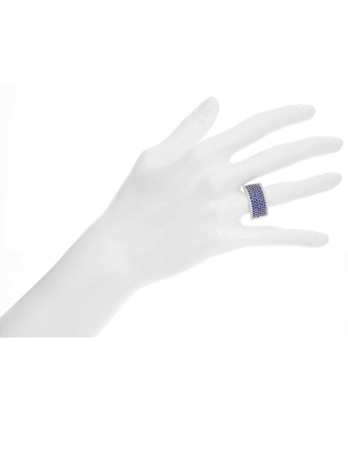 Panache - Ring Diamant Saphir 585 Weißgold - Größe 56