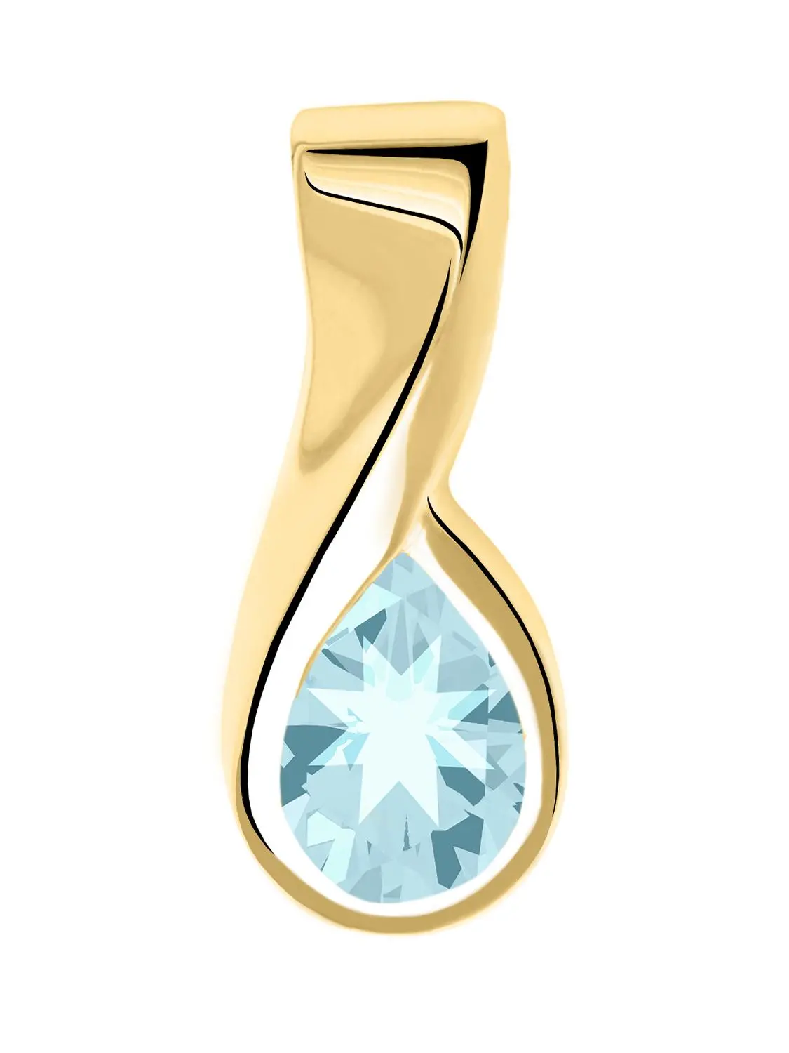 Anhänger Damen Gold mit Edelstein | Abbey