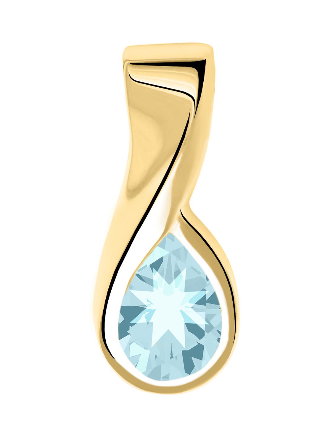 Abbey - Damen Anhänger Gold 333 (8 Karat) mit Blautopas Abbey - Damen Anhänger Gold 333 (8 Karat) mit Blautopas