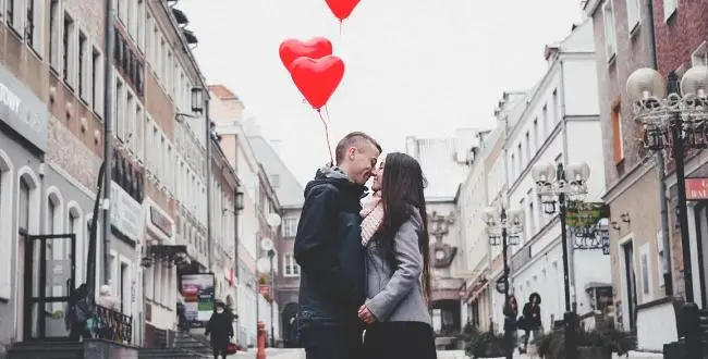 Süßes Pärchen am Valentinstag