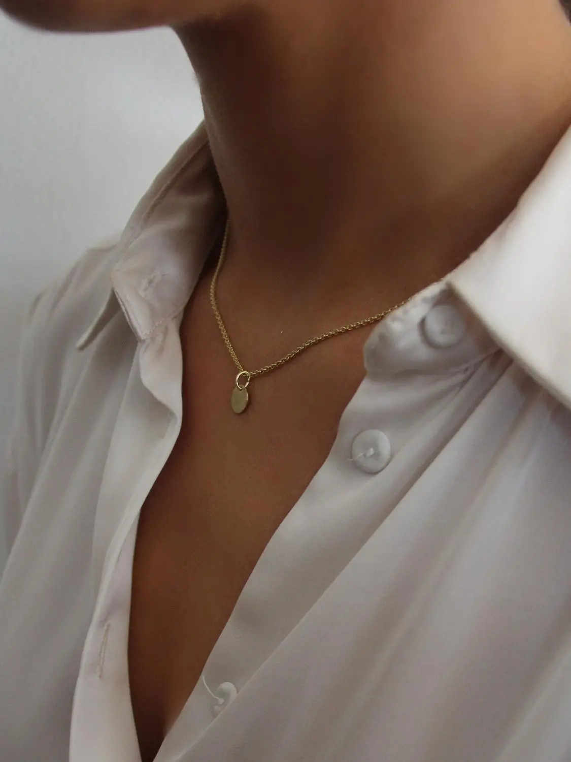 Justina | Anhänger aus echtem Gelbgold | Ansicht 4