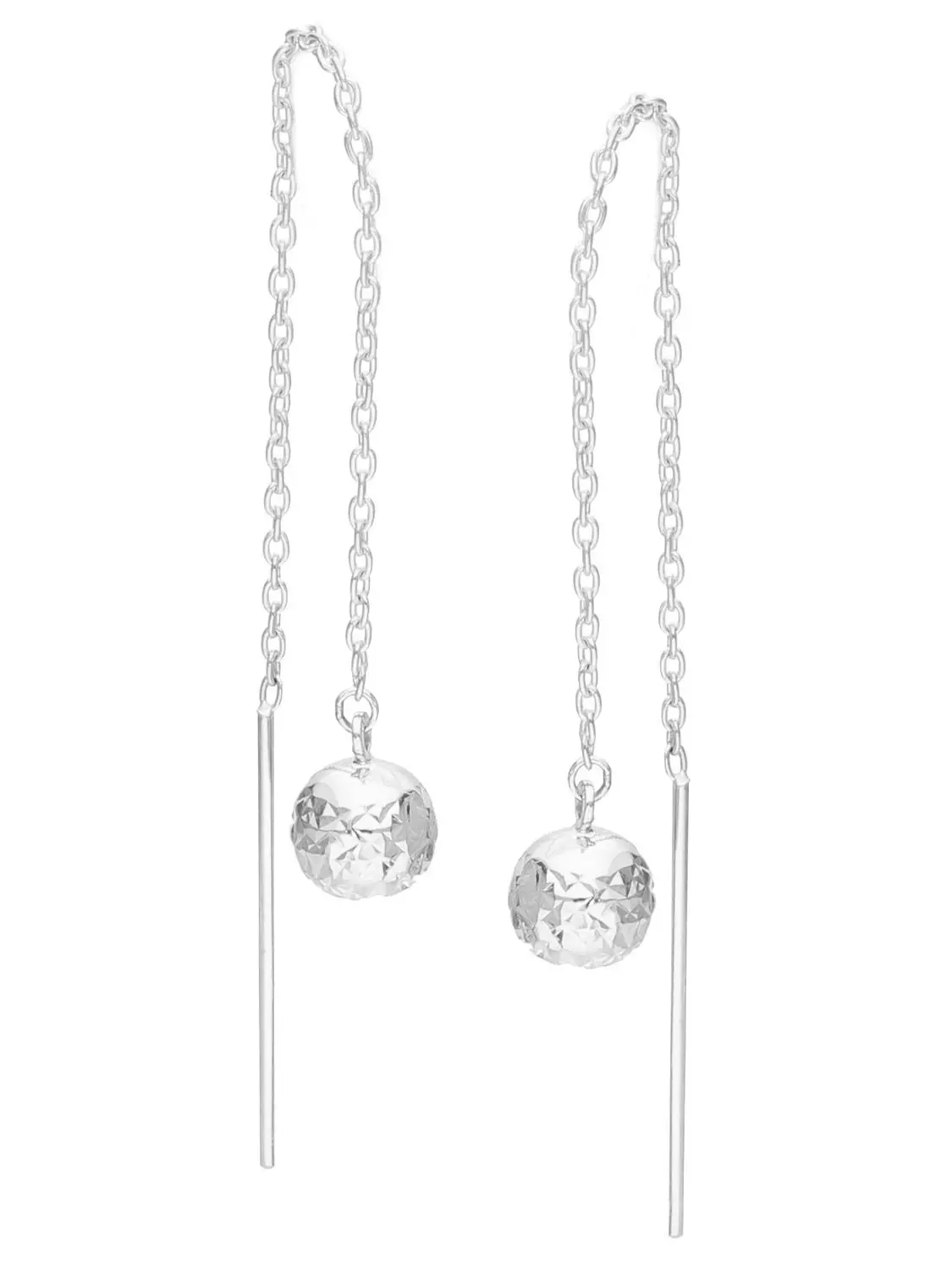 Damenohrringe aus echtem Sterlingsilber zum durchziehen - Amiga | Produktansicht Damenohrringe aus echtem Sterlingsilber zum durchziehen - Amiga | Produktansicht