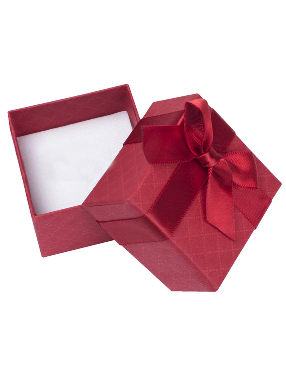 Rote Geschenkschachtel für Ringe mit Echtheitszertifikat | Verpackung