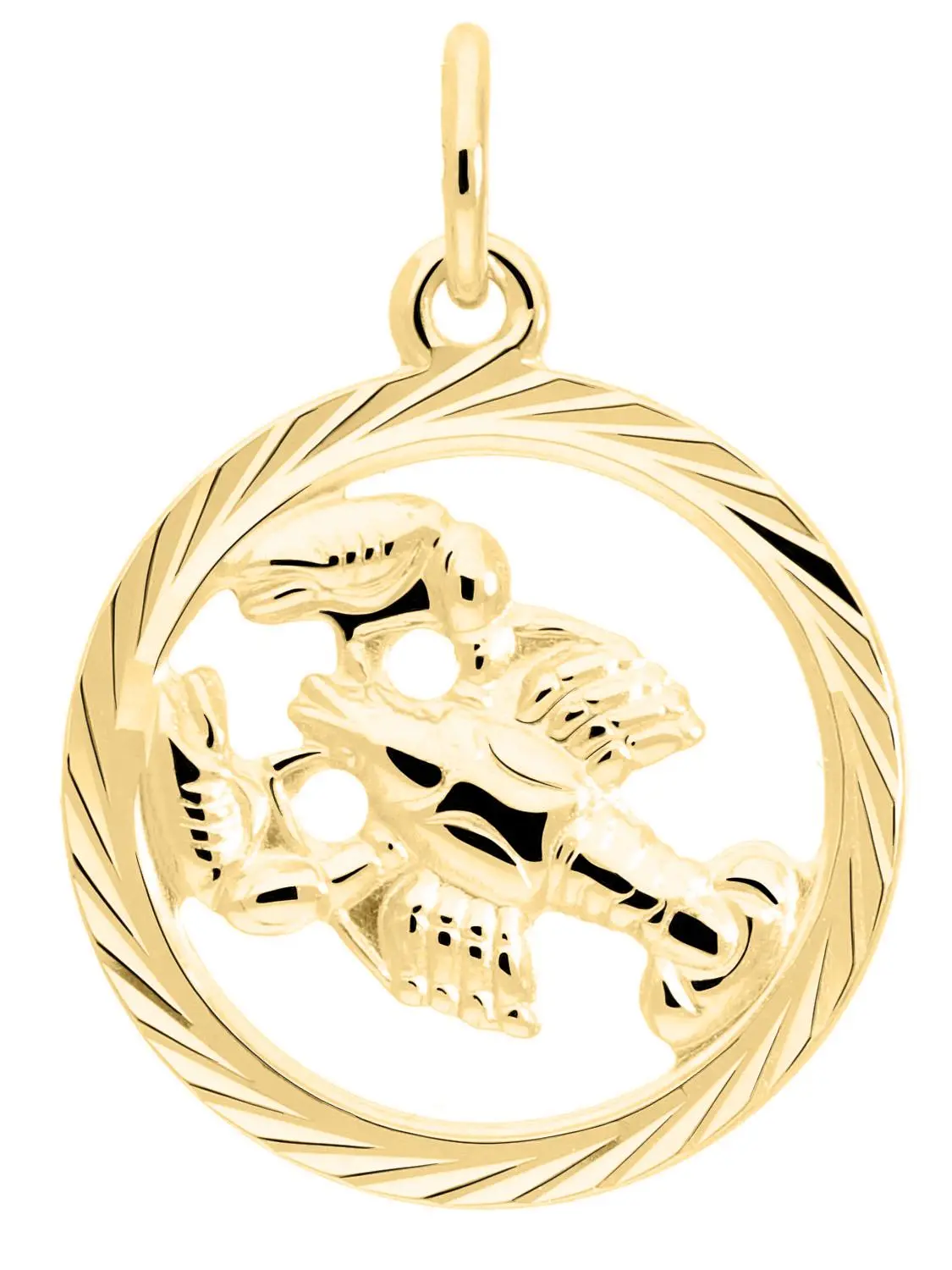 Gavno - KREBS Sternzeichen Anhänger Gold 333 (8 Karat)