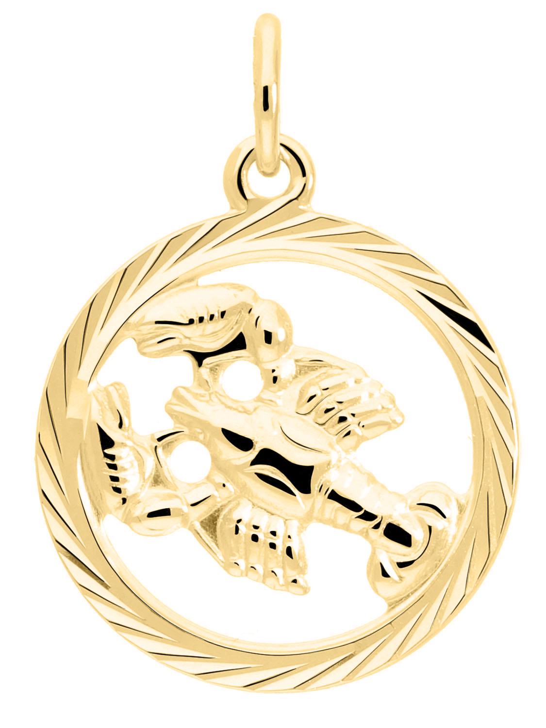 Gavno - KREBS Sternzeichen Anhänger Gold 333 (8 Karat)