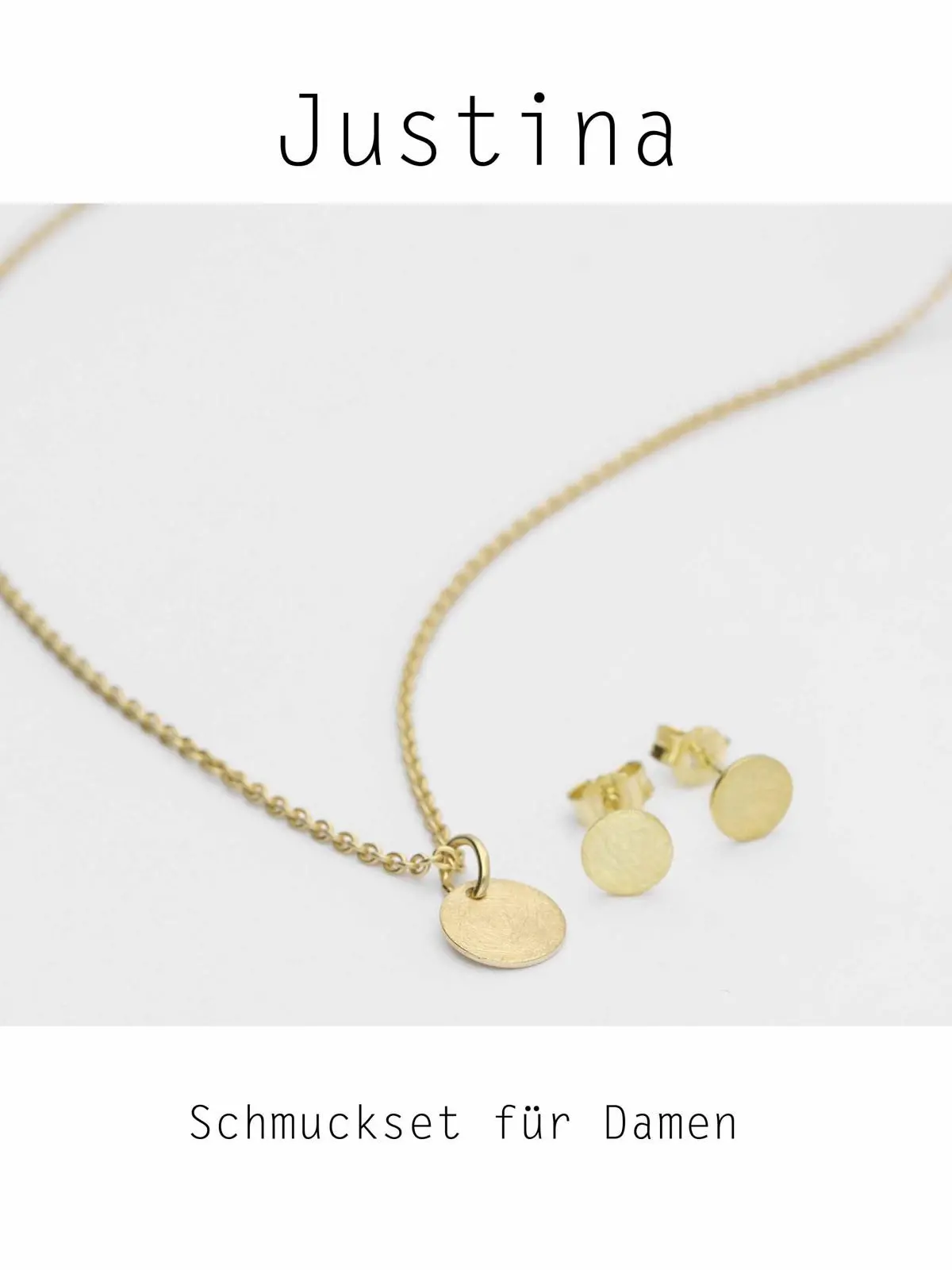 Justina | Anhänger aus echtem Gelbgold | Ansicht 8