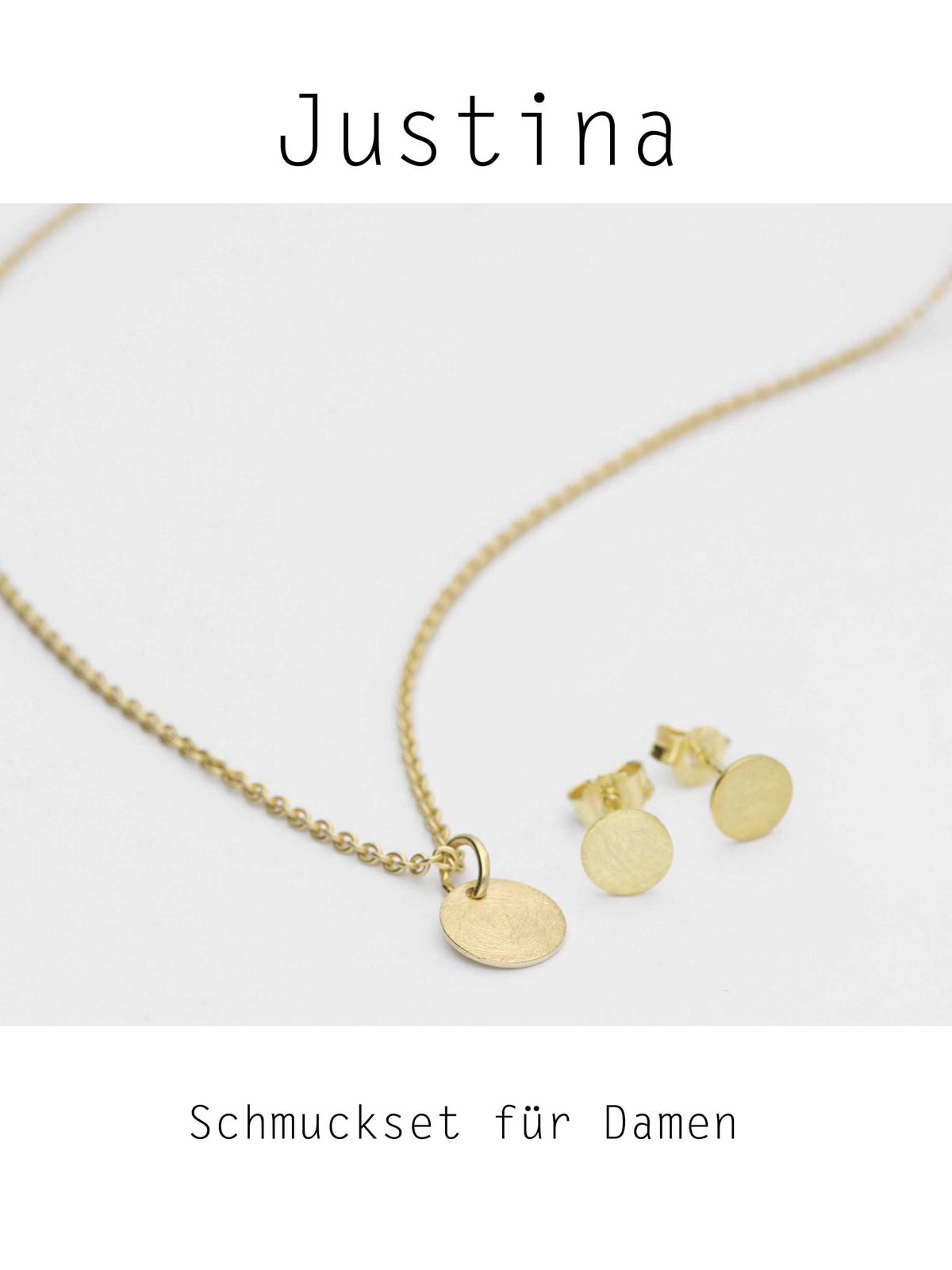 Justina | Anhänger aus echtem Gelbgold | Ansicht 8